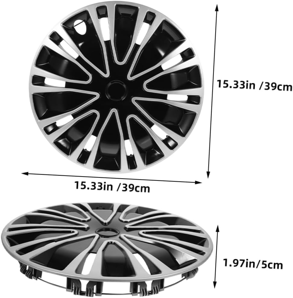 2Pcs Car Rim Covers Hubcap Decorative Wheel Rim Covers SUV Automotive Hub Caps image number 6