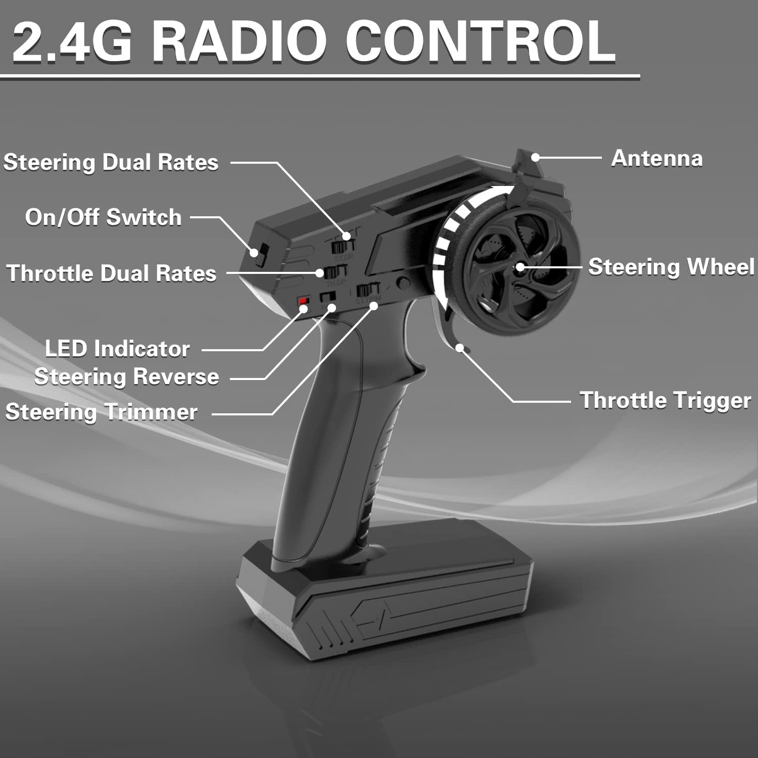 VOLANTEXRC RC Boat 20+ MPH Speed Remote Control Boat for Beginners with 2 Batteries, Reverse Action,Rc Boat for Adults (795-4Yellow) - 79505 Blue image number 5