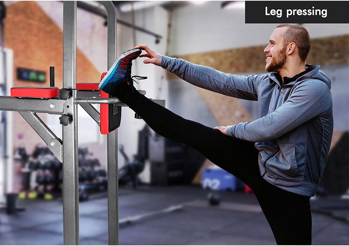 BLACK LORD 5-In-1 Chin-Up Power Tower Height Adjustable Pull-Up Bar Dip Station Home Gym Workout Fitness Equipment image number 6