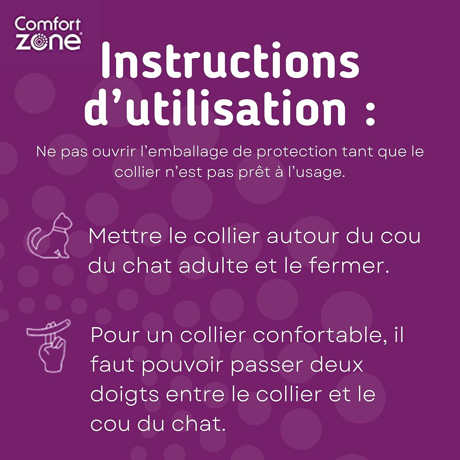 Pheromone Calming Collar for Cats Helps Them Feel Safe and Satisfied, Be Calm and Reduce Stress, Anxiety and Unwanted Behavior, Pack of 2 Collars image number 4