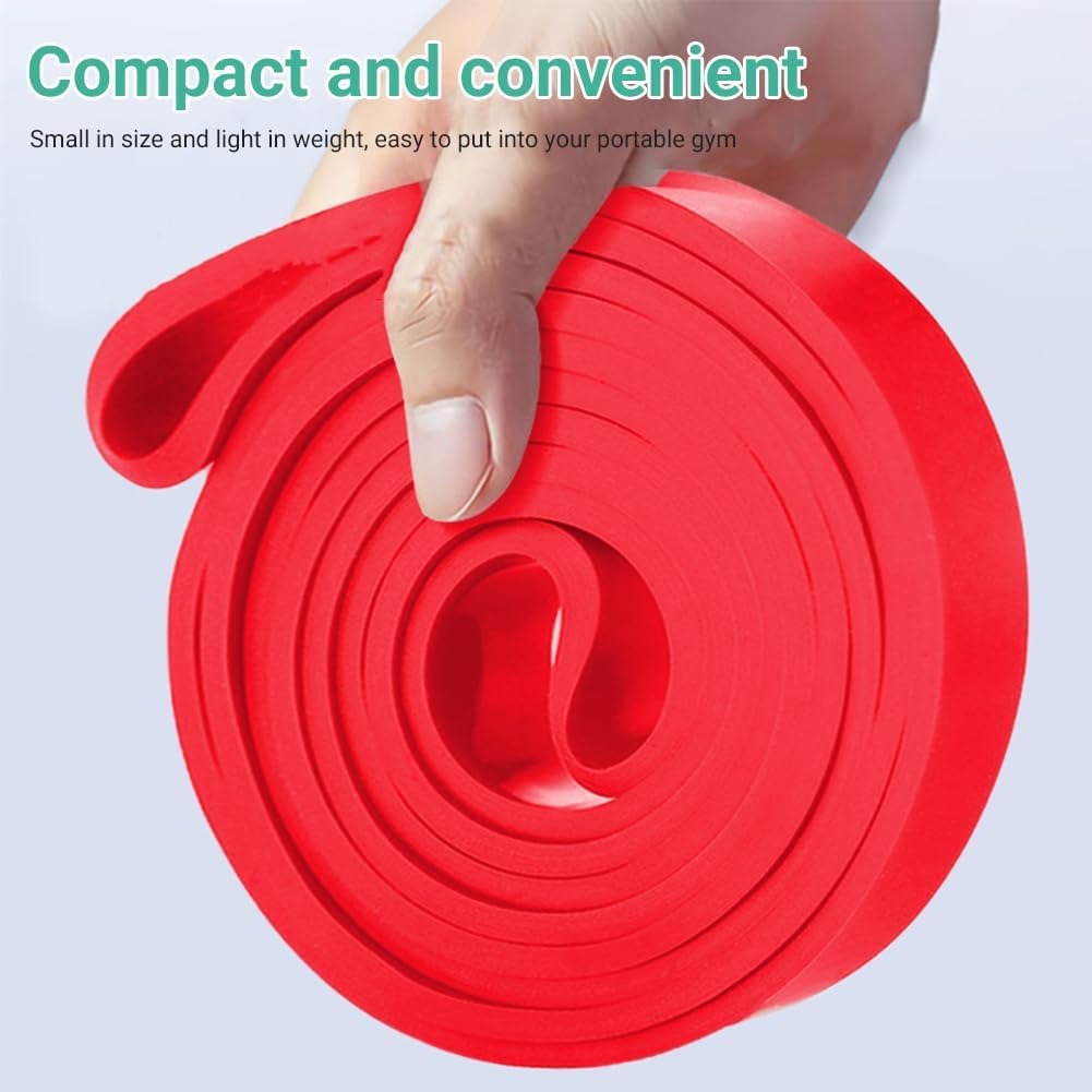 Set of 5 Heavy Duty Resistance Bands,Pull up Assistance Band,Exercise Yoga Workout Natural Latex Band for Workout, Yoga, Weightlifting, Physical Therapy, Rehab, Improve Mobility and Strength image number 6