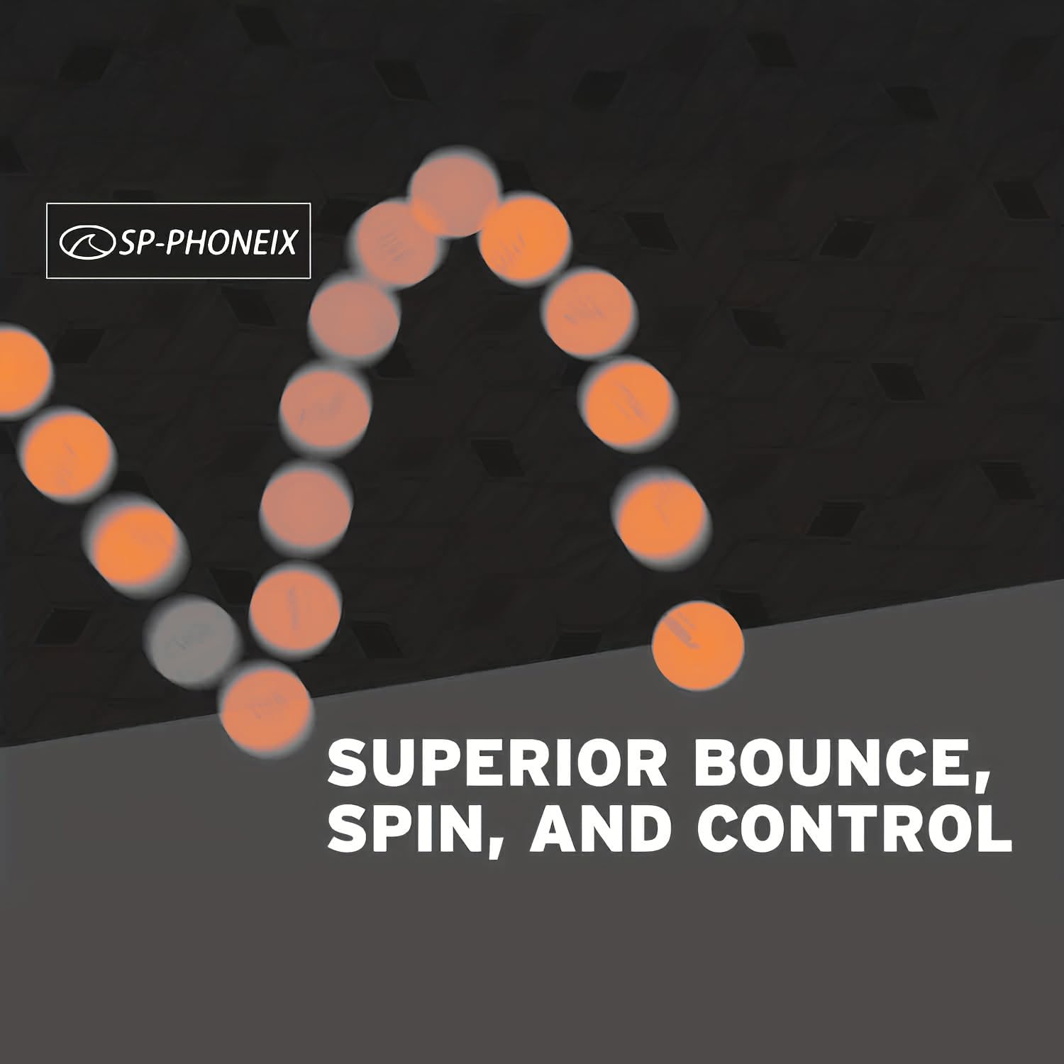 SPP 3 Star 6PCS Table Tennis Balls Professional Pingpong Ball Training Ball 40+ Ping Pong Balls for Competition and Recreational Play with a Bag - Orange image number 6