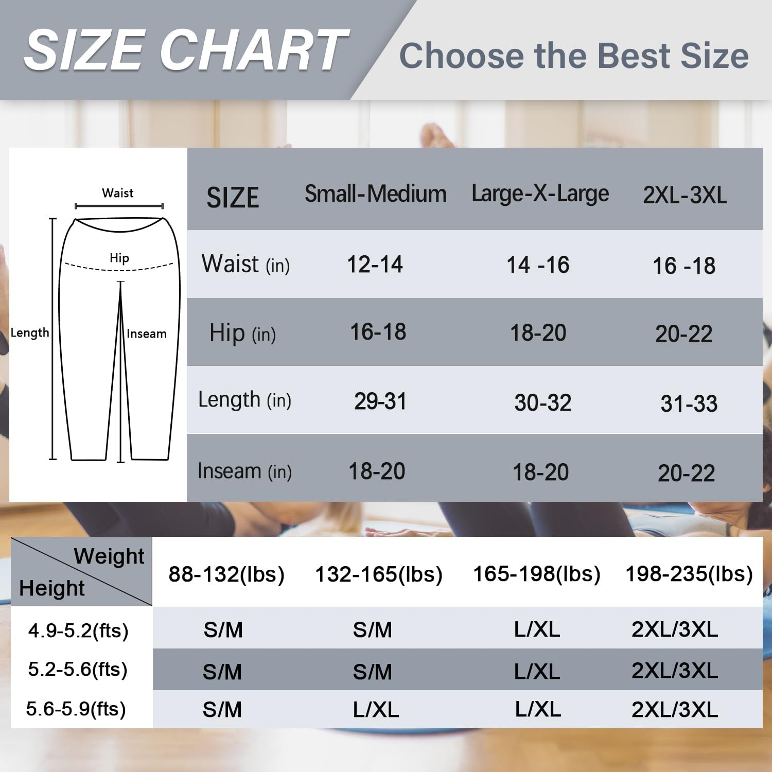 FULLSOFT 3 Pack Capri Leggings for Women image number 3