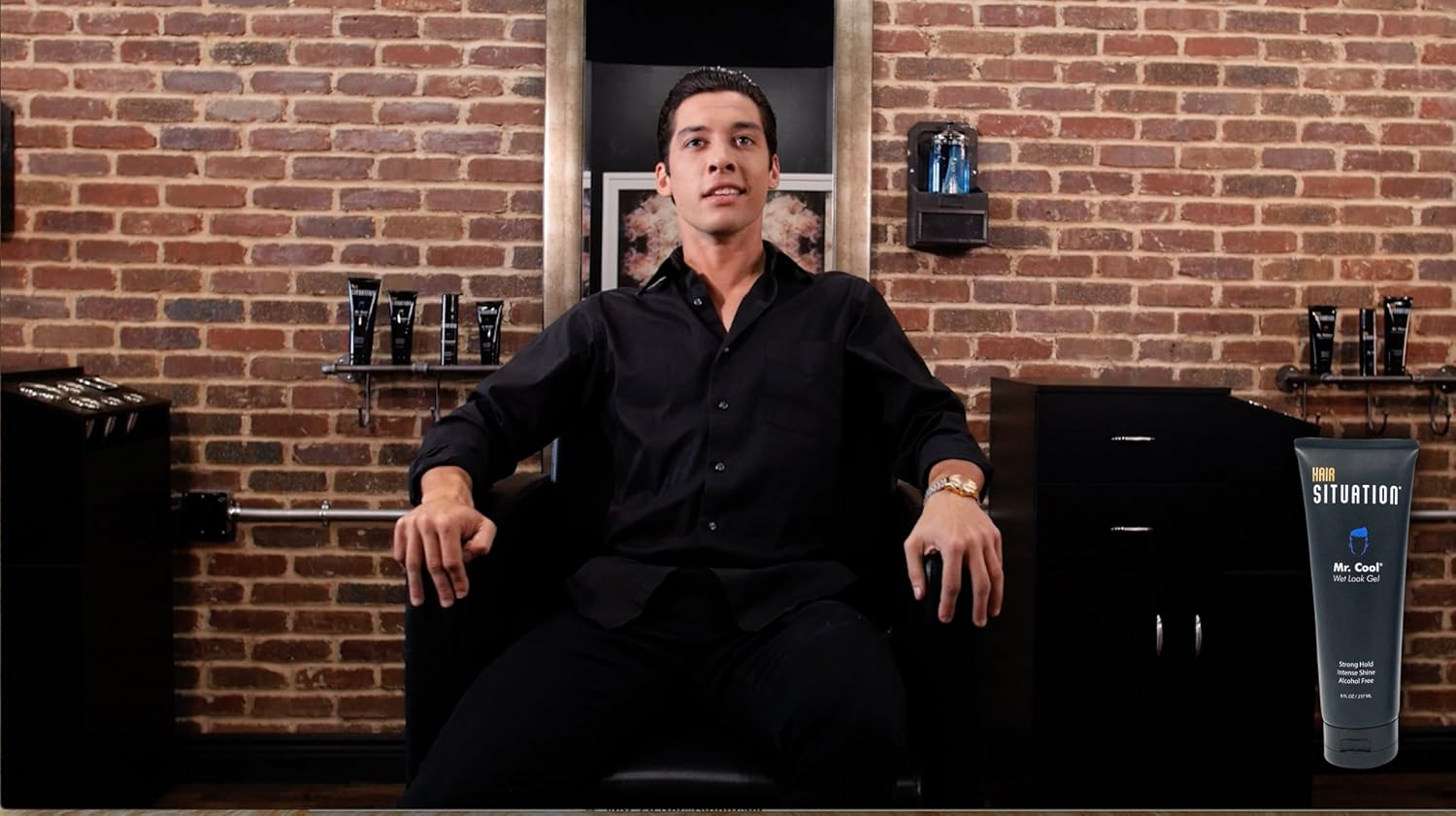 Mr. Cool Wet Look Hair Gel and Full Size Comb