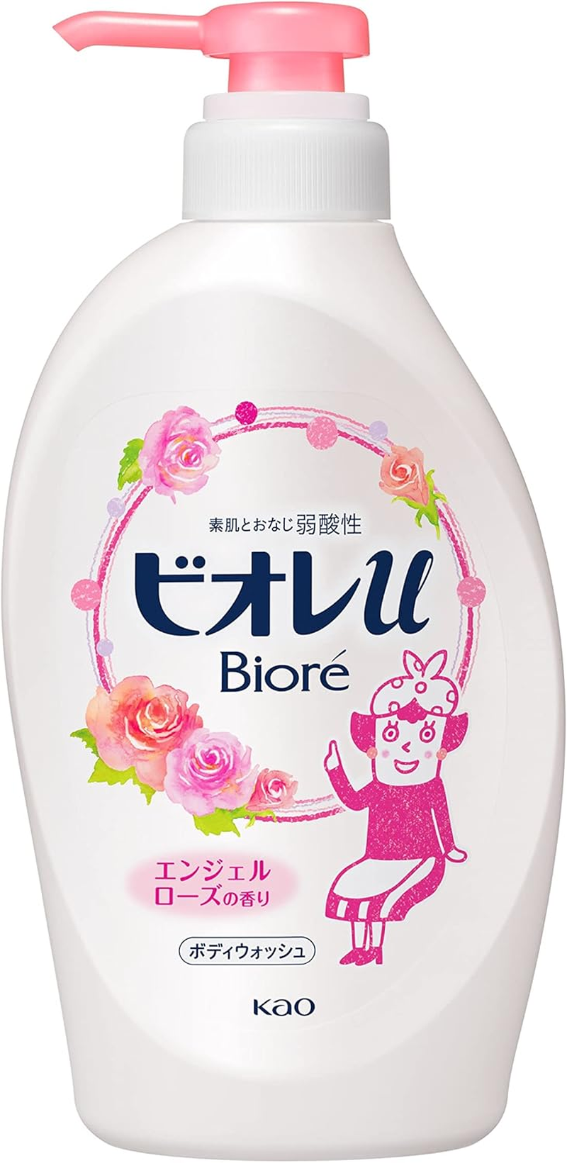 BIORE U Body Soap Pump, Rose image number 4