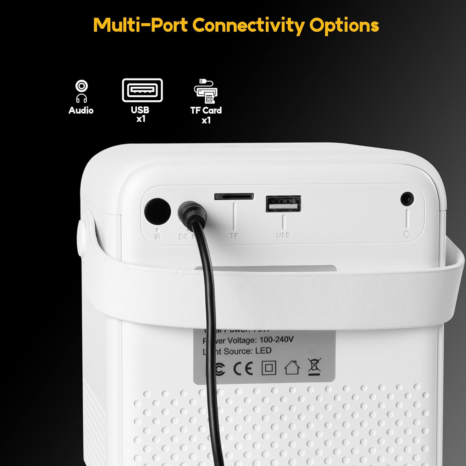 ALLIUMS Ultimate 9500Lumens HD 1080P Supported Projector, Top Projector Choice for Home Entertainment, Projector Excellence at Its Best, Discover the Future of Projector Technology image number 1