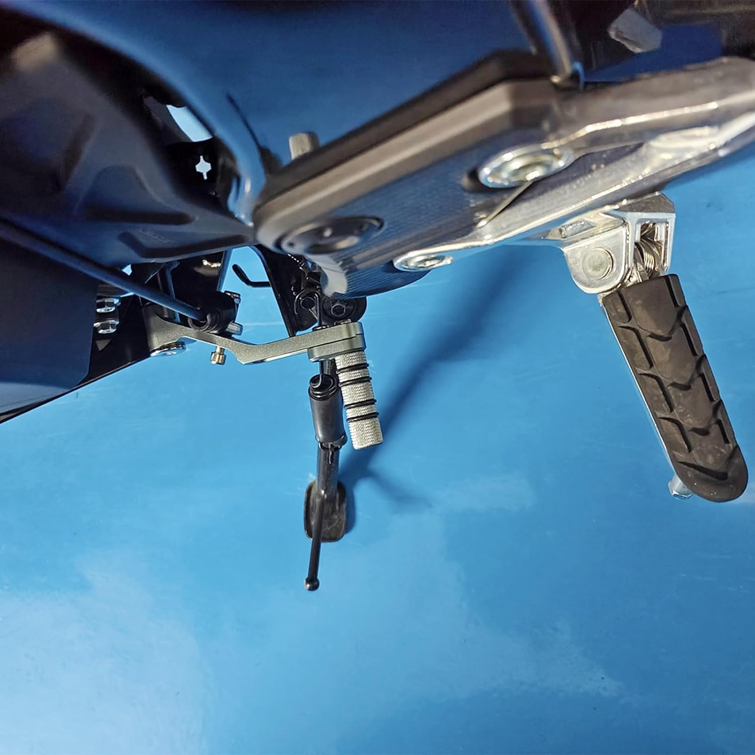 Motorbike Accessories Shifter Pedal Toe Pegs Left Gear Shift Lever Compatible with Honda CB500X CBR500R CB500F CBR400R CB400X CB400F NX400 NX500 (Red) image number 1