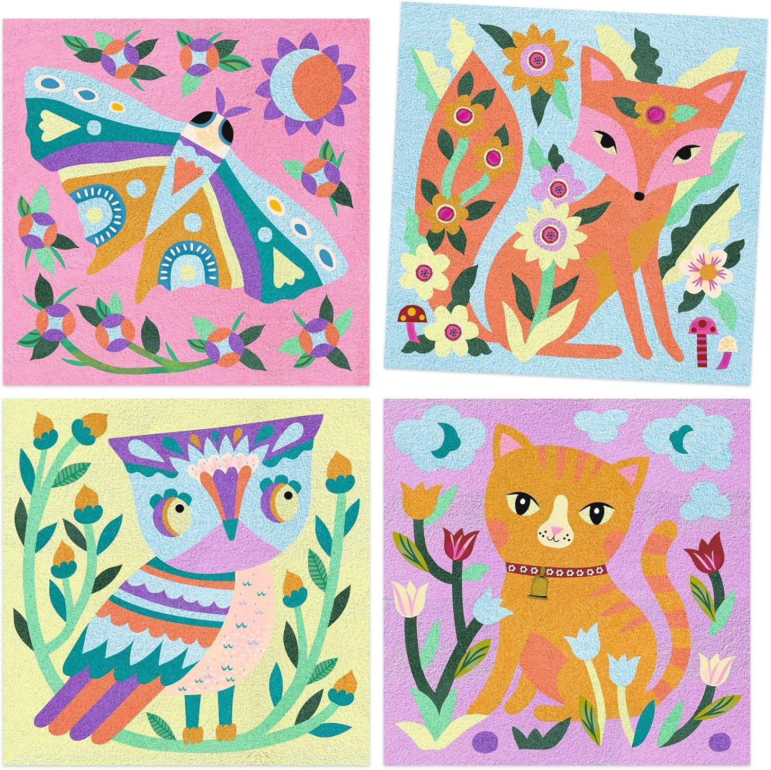 DJECO Garden Lights Colored Sand Craft Kit image number 2