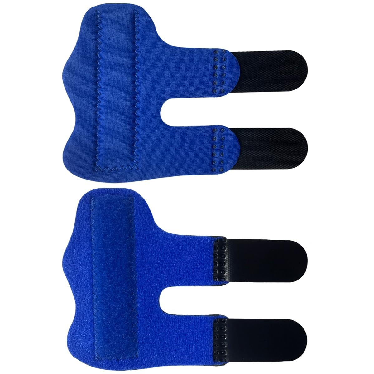 Finger Splints, 2 PCS Adjustable Finger Support Braces for Finger Knuckle Joint Fixation (Blue) image number 6