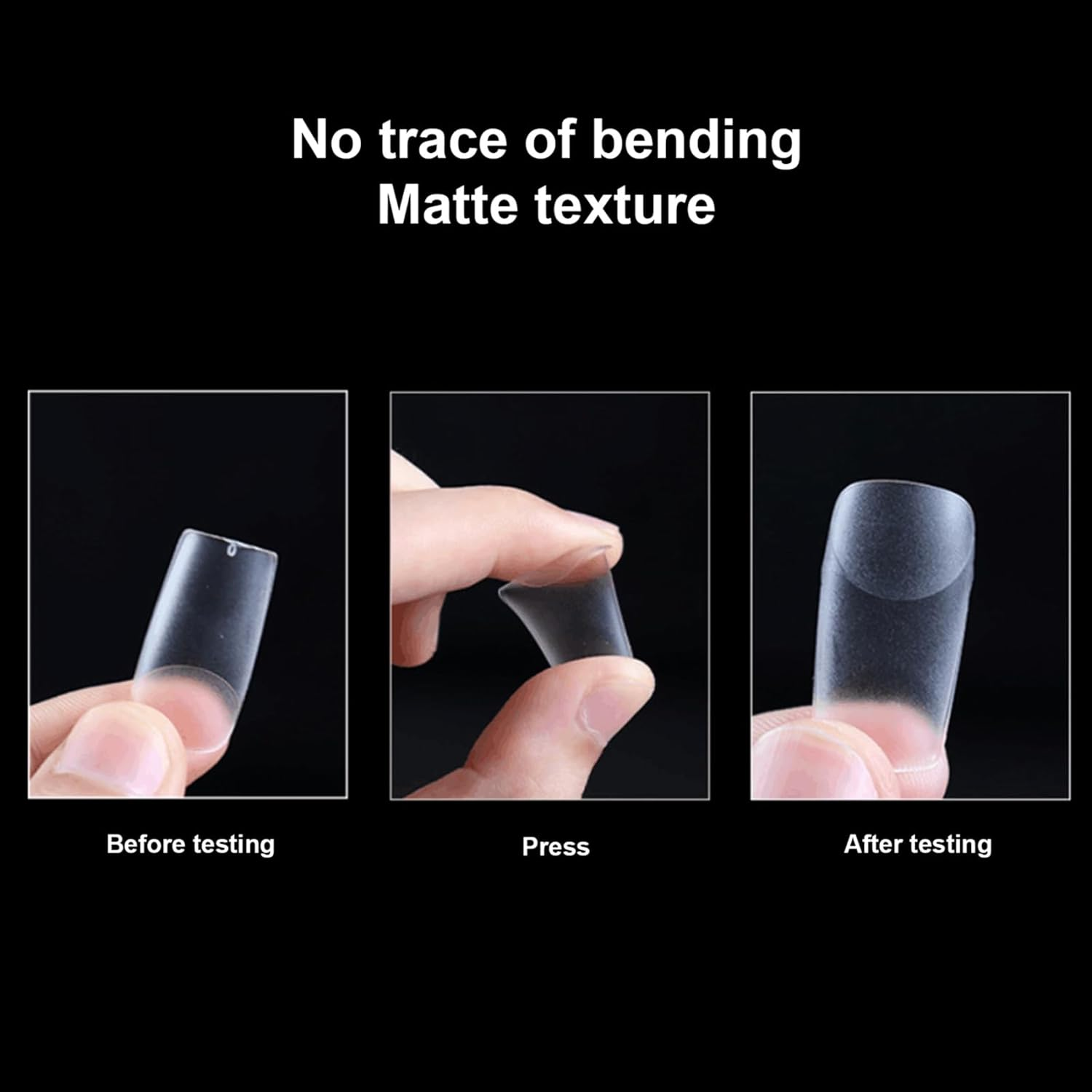 Labymos 504Pcs Nail Tips Quick Exion Press on False Nails Tips Mani Nail Art Mani image number 1