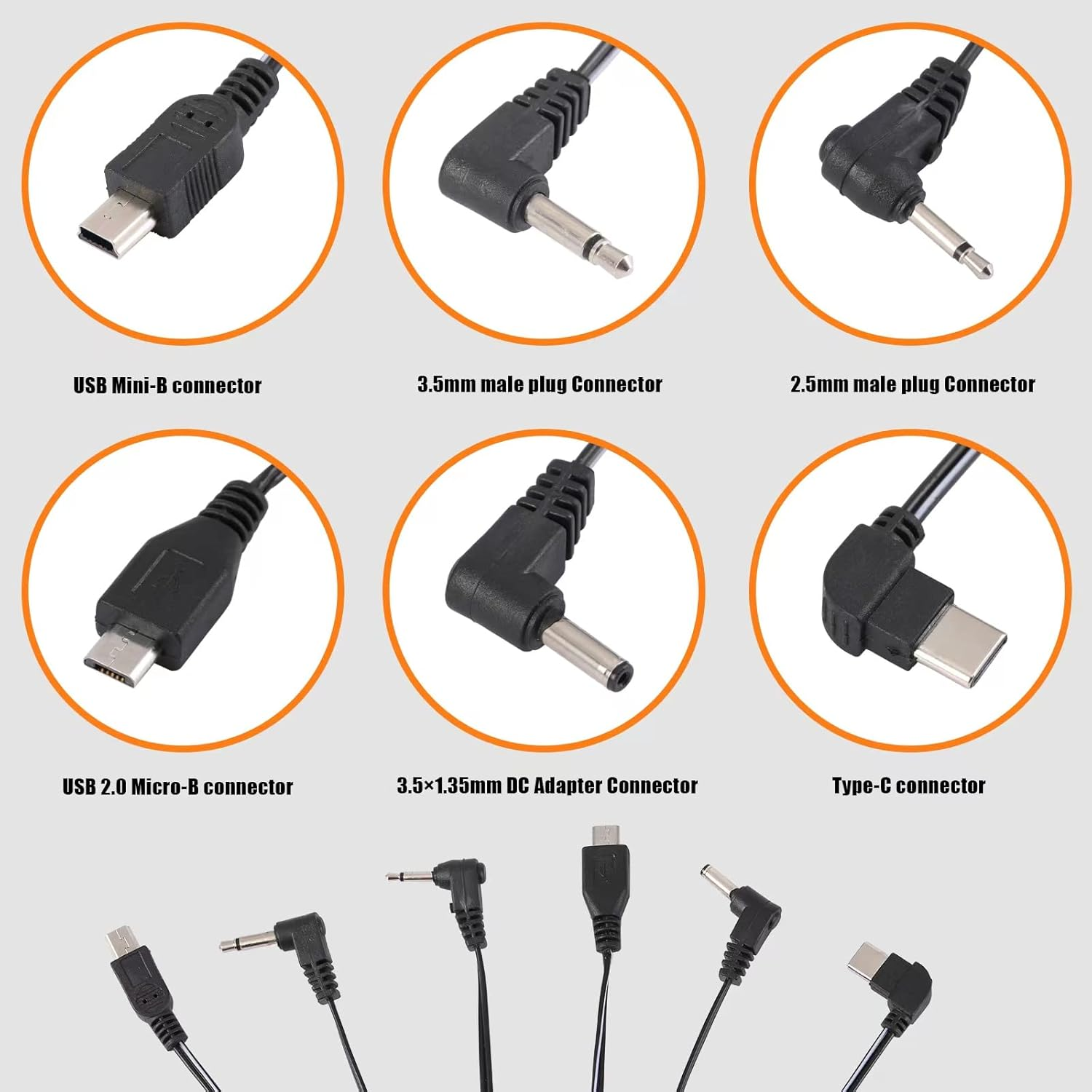 External Battery Pack with Six Kind Jacks and On/Off Switch for Various DC Equipment,Like Some Kinds Safe Box,Electronic Cabinet Lock,Toys,Led Lighting and so On.Output DC 6V image number 2