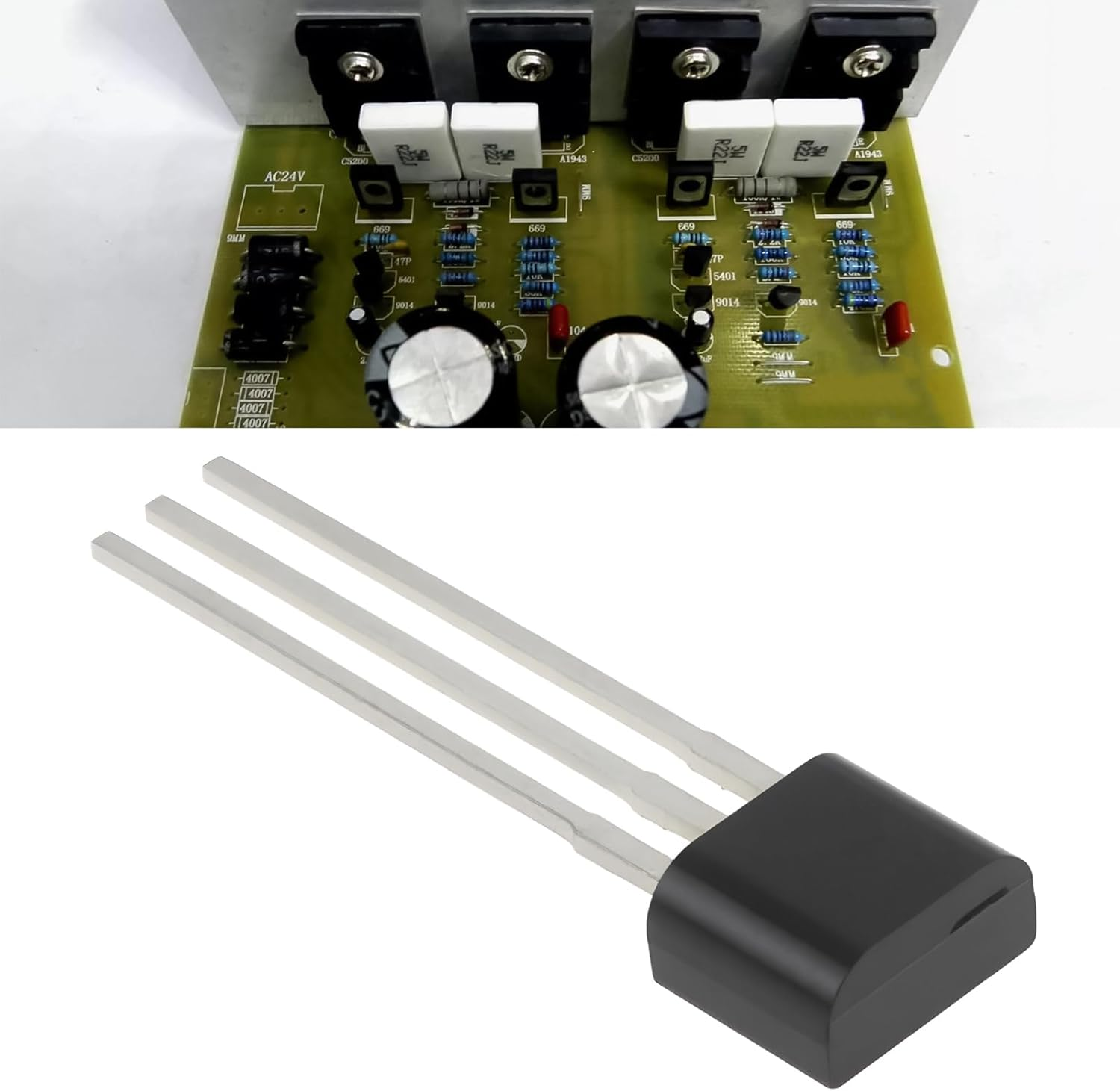 VGOL 4Pcs ZTX651 NPN Silicon Transistor for General Purpose Amplification and Switching Applications image number 1