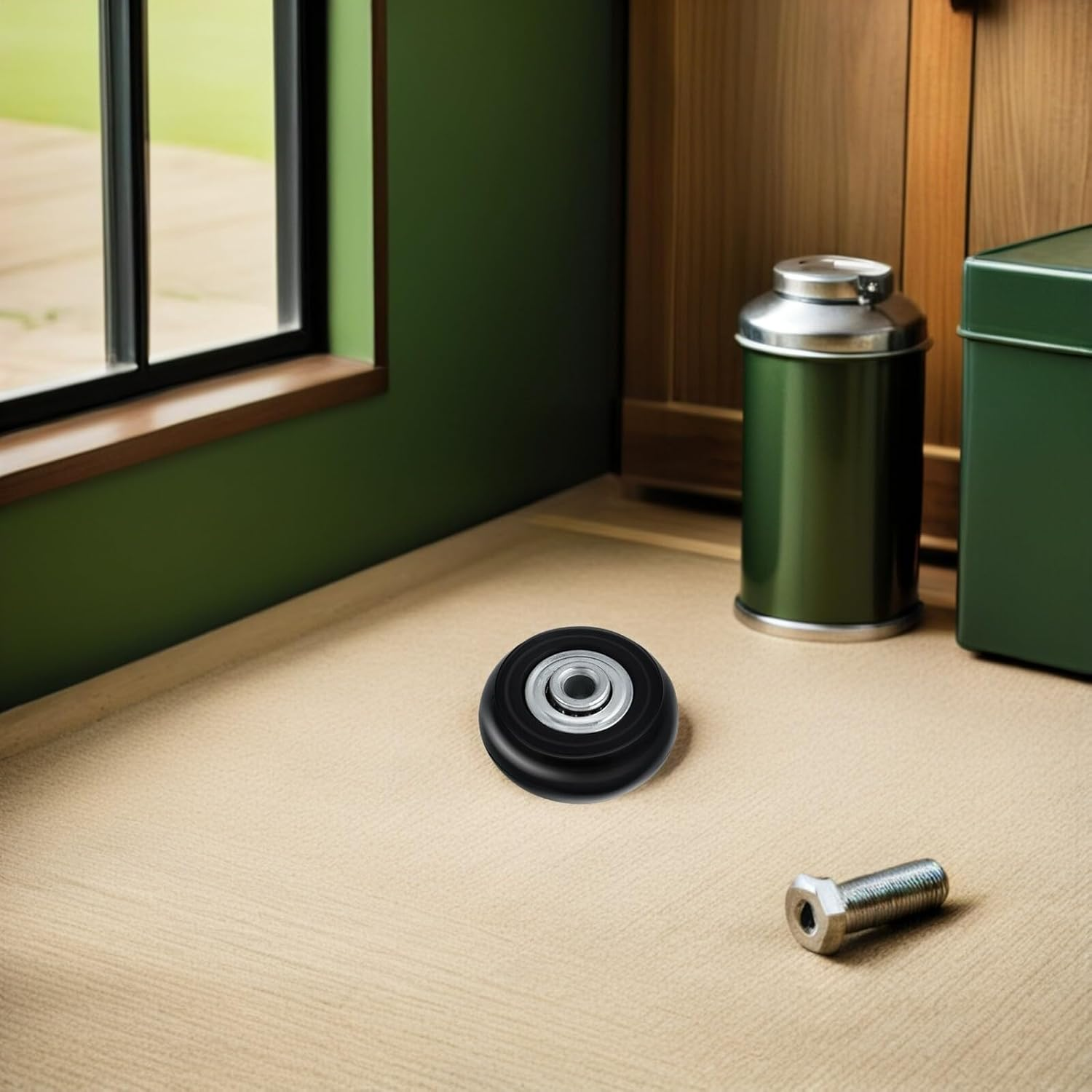 HANABASS Luggage Caster Silent Swivel Replacement Wheels for Suitcase Travel Spare Parts Repair Kit Compatible Luggage Suitcase Wheels Assembly