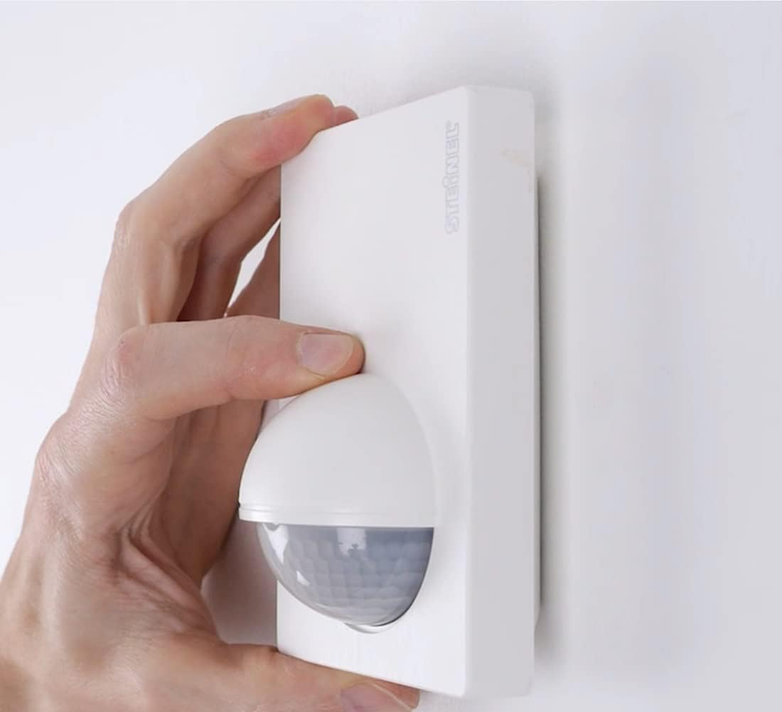 Steinel Motion Sensor IS 180-2 White, PIR Motion Detector, 12 M Reach, Max. 1000 W for 6 LED Lights, Twilight Switch image number 3