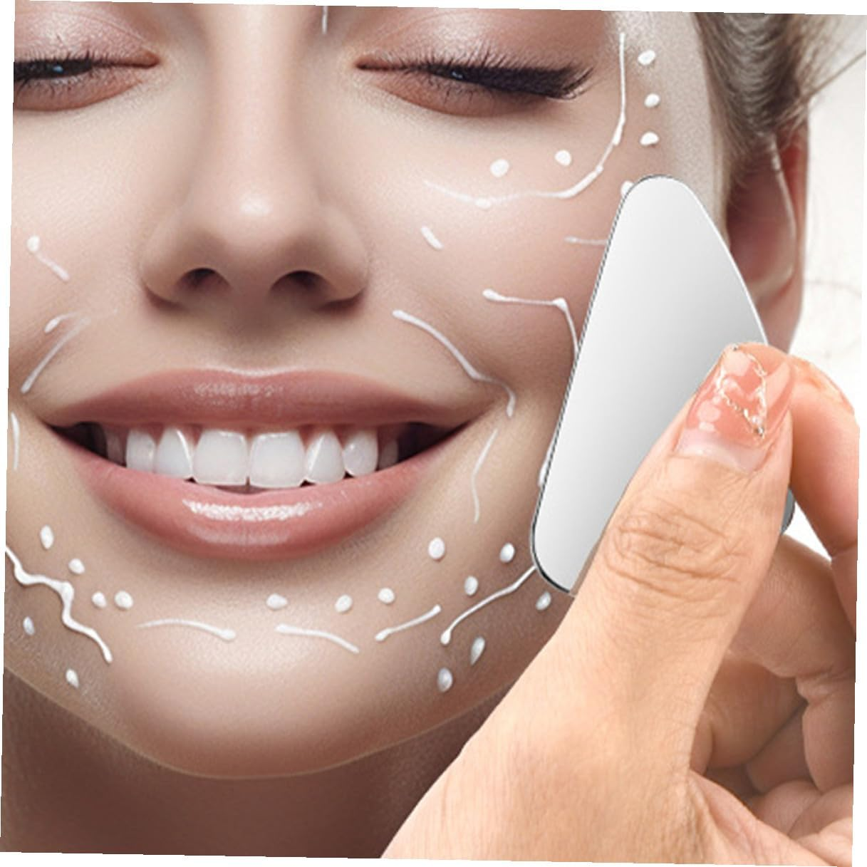 DEARMAMY Blackhead Extractor Tool Stainless Steel Pimple Remover with Triangular Shape for Accurate Nose and Face Treatment image number 2