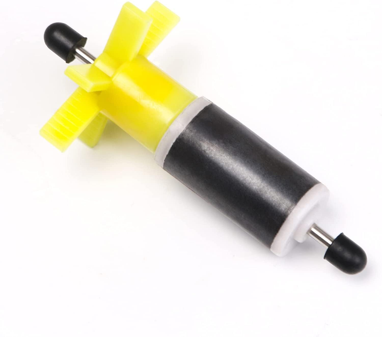 For Layz Water Pump E02 Fix Replacement Rotor Impeller with Ceramic Shaft Shaft and End Caps Aquarium Rotor（Yellow Rotor） image number 3