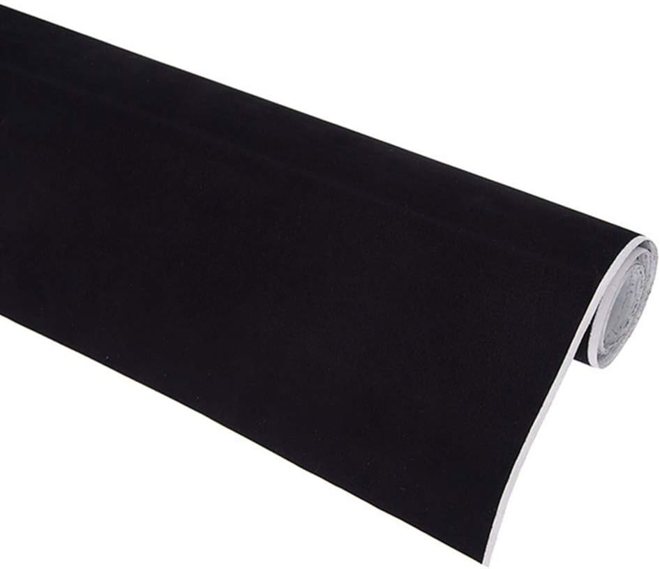 Self Adhesive Felt Roll, Multifunctional Decorative Soft Velvet Sticky Back Felt, Simple Modern Solid Color Drawer Liner for Jewelry Wall Photo Frame (Grey)