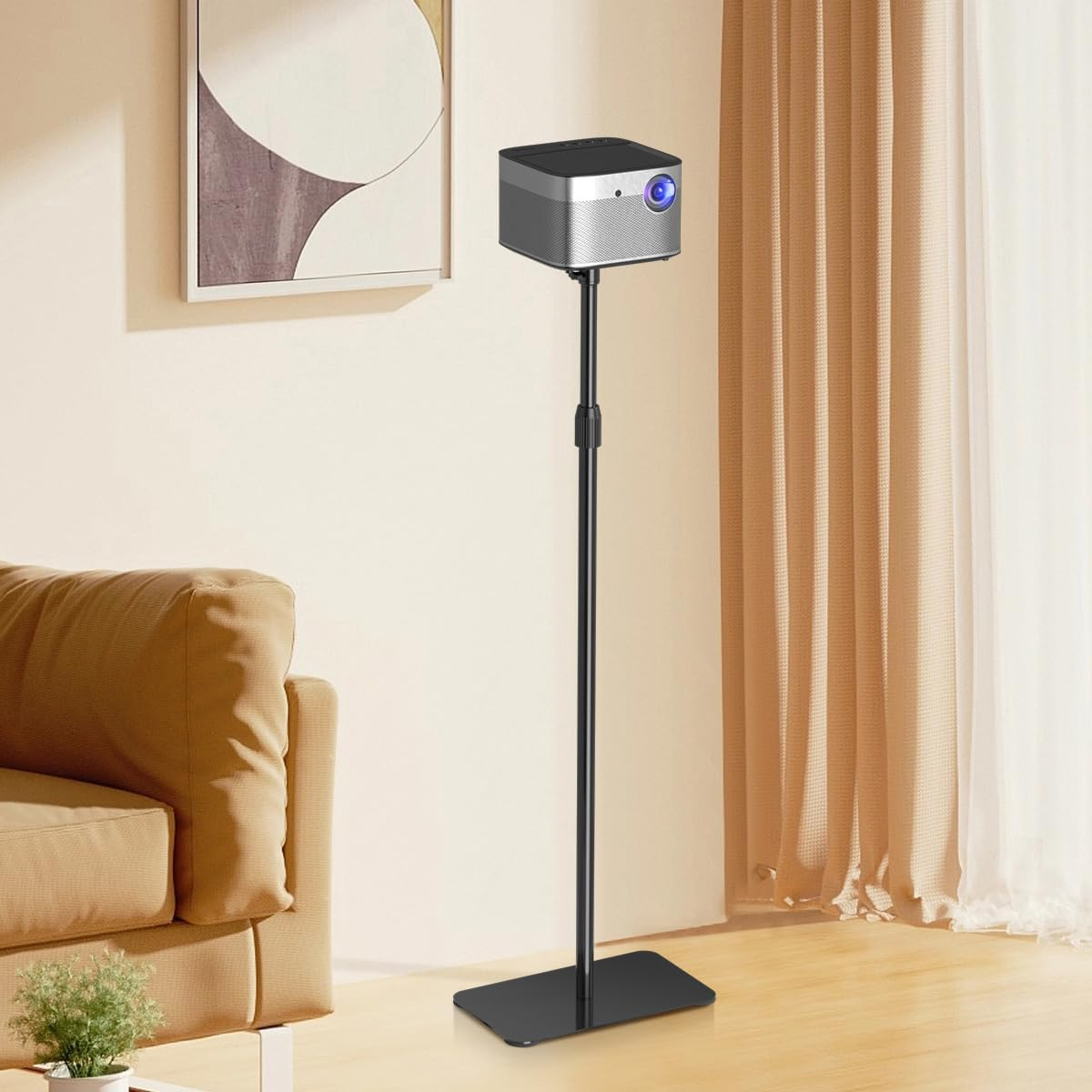 Suptek Projector Stand 360&deg;Swivel, Height Adjustable 39.9-54.5Inch, Mini Projector Mount Bracket, Compatible with Home Office Video Vlog DVR Camera, PR001F image number 5