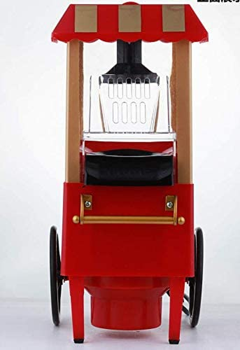 Electric Hot Air Popcorn Maker Popper Machine Old Style Trolly Home Party Fun image number 1