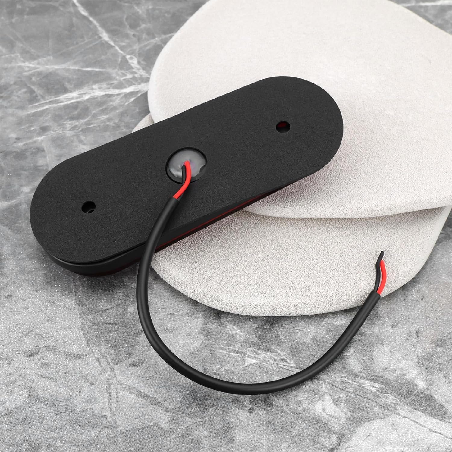 Ecsing 4X Car Rear Side Oval Marker Light 12V-24V 20 Leds Red for Trailer Truck image number 5