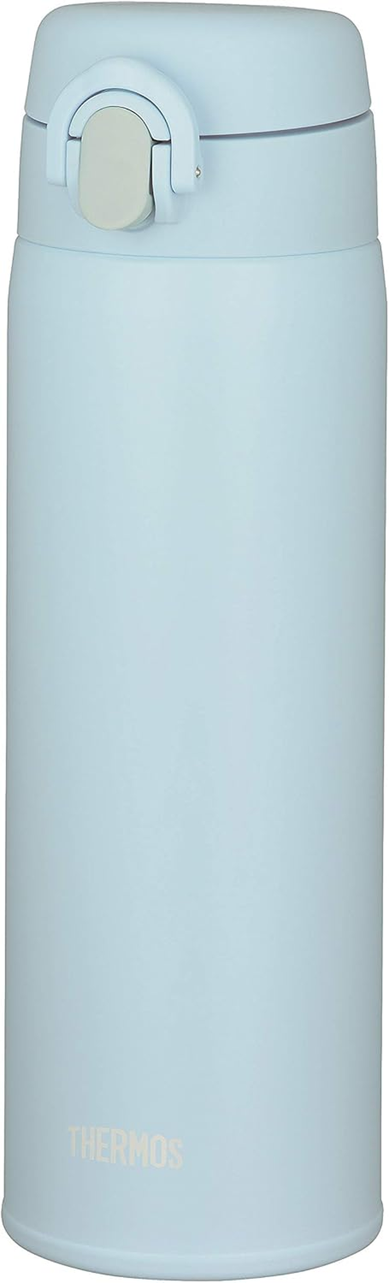 Thermos JOF-500 AWH Water Bottle, Vacuum Insulated Portable Mug, 16.9 Fl Oz (500 Ml), Alpine White, Easy to Clean and Easy to Clean, Ultra Lightweight, Compact Type, One Touch Open, Stainless Steel,