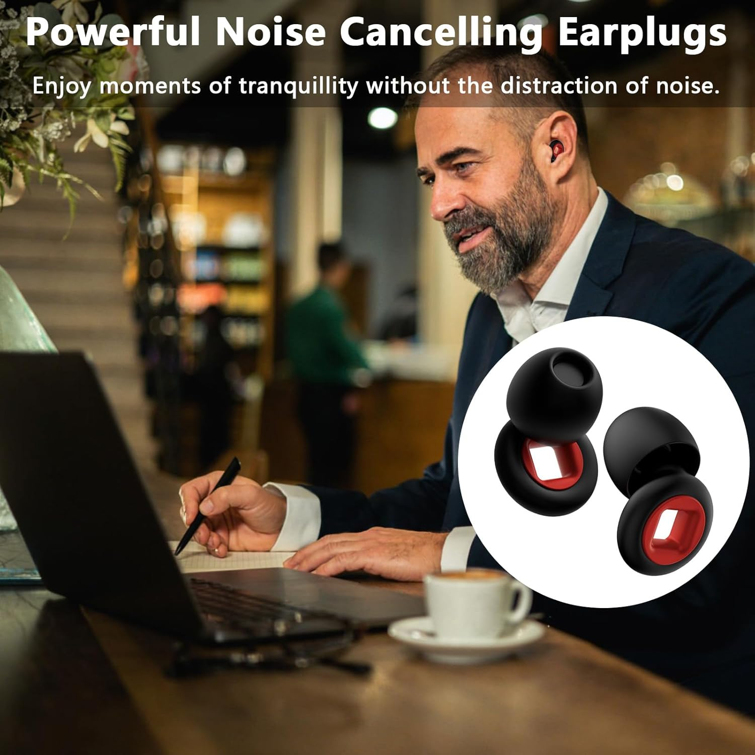 Quiet Ear Plug for Sleeping, Upgrade Sleep Earplugs Noise Cancelling with Storage Case, Soft Silicone Noise Reduction Earplugs for Block Snoring, Travel, Sports, Swimming, Motorcycles [XS/S/M/L]
