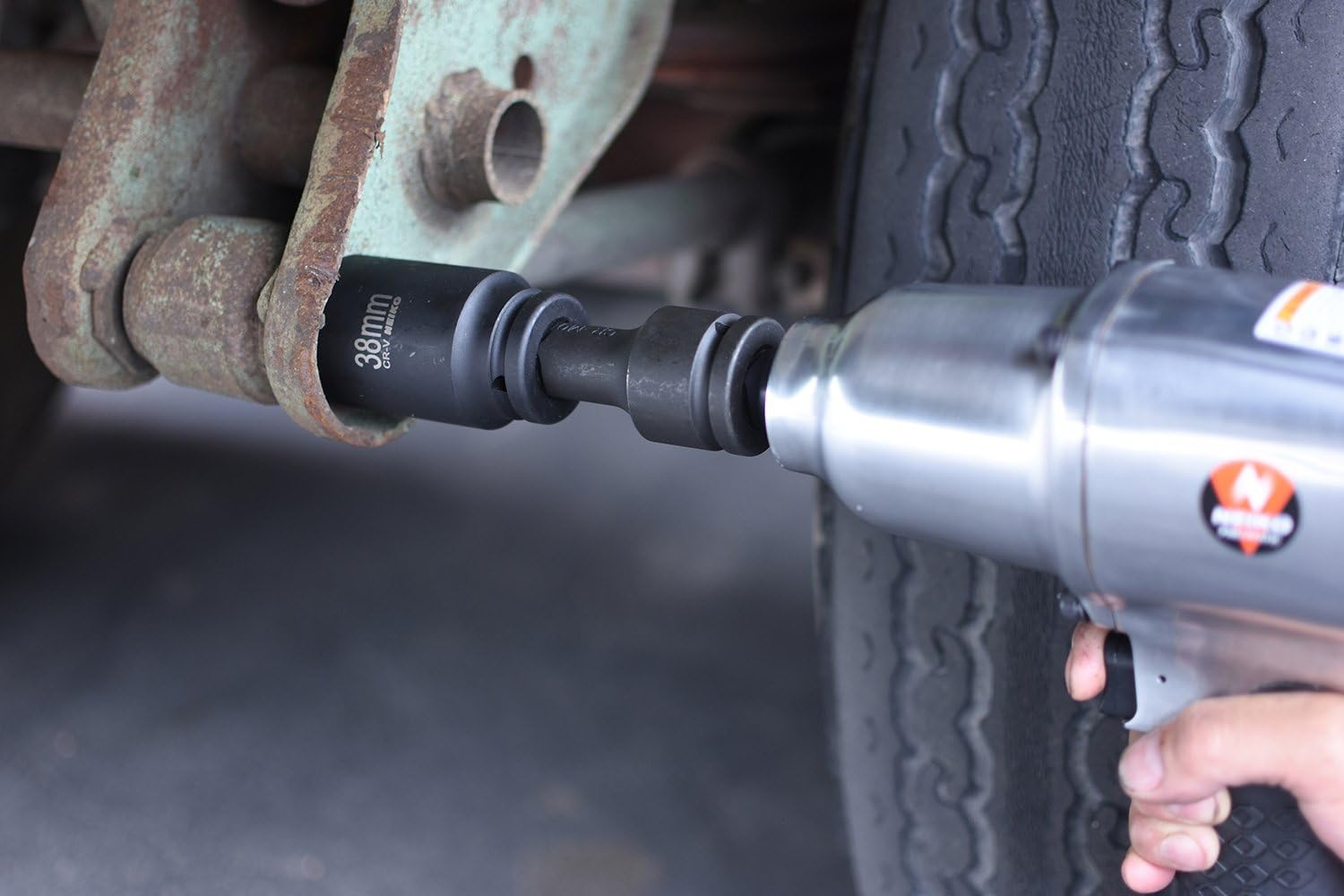 Neiko 02460A 3/4" Drive Deep Impact Socket Set, 8 Piece Jumbo Assortment | Metric Sizes (26 to 38 Mm) | Chrome Vanadium Steel image number 4