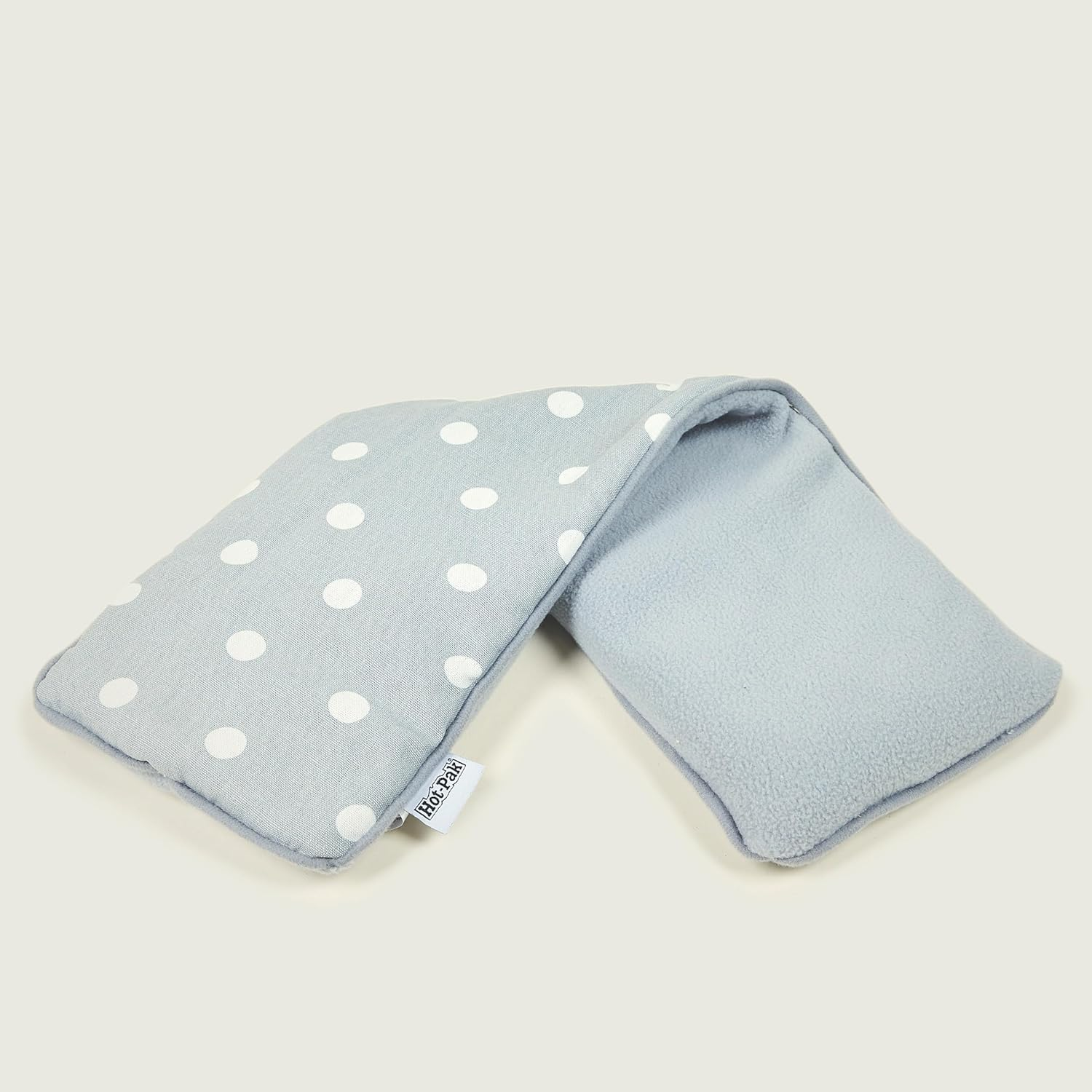 Warmies Hot-Pak Grey Dots Microwavable Weighted Headpack with French Lavender Scent. Hot or Cold Wheat Bag for Cool Relaxation and Warm Relief