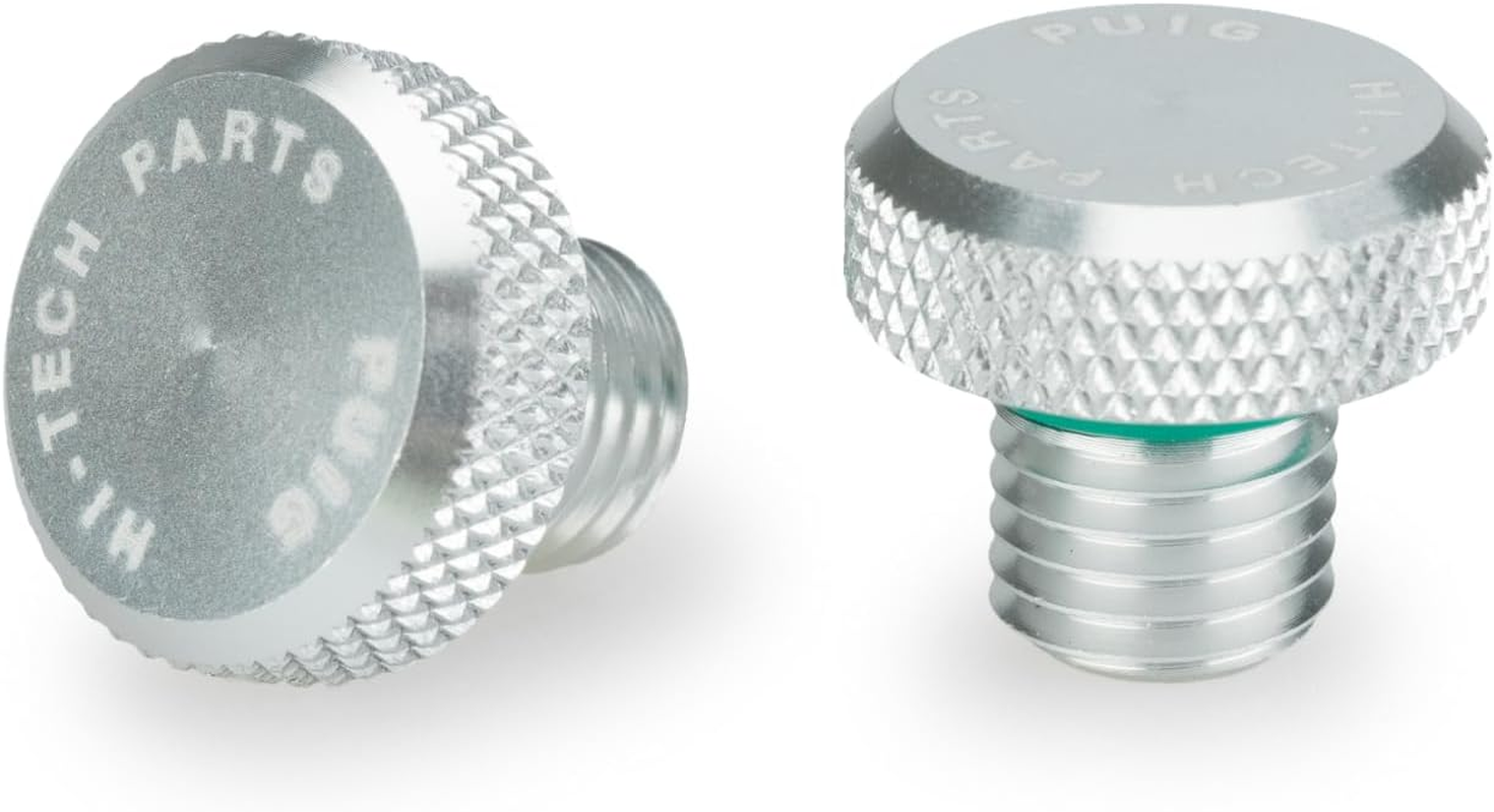 Puig 21808P Mirror Hole Screw Plug Silver