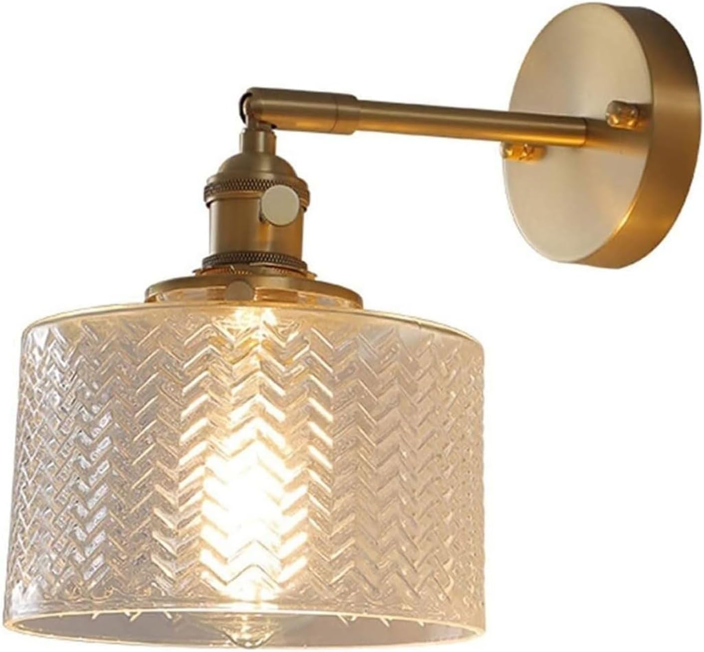 Wall Lamps Sconces Classical Light LED Wall Light with Glass Lampshade Indoor Wall Lamps for Study Reading Working Wall Lighting image number 4