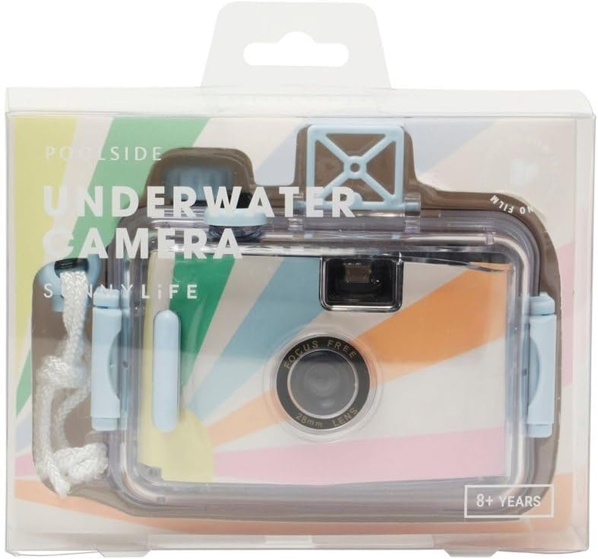 Sunnylife Kids Underwater Camera Pool Side Pastel Gelato, 35Mm Film, Waterproof Retro Style Focus-Free Compact Travel Camera with Detachable Case image number 3