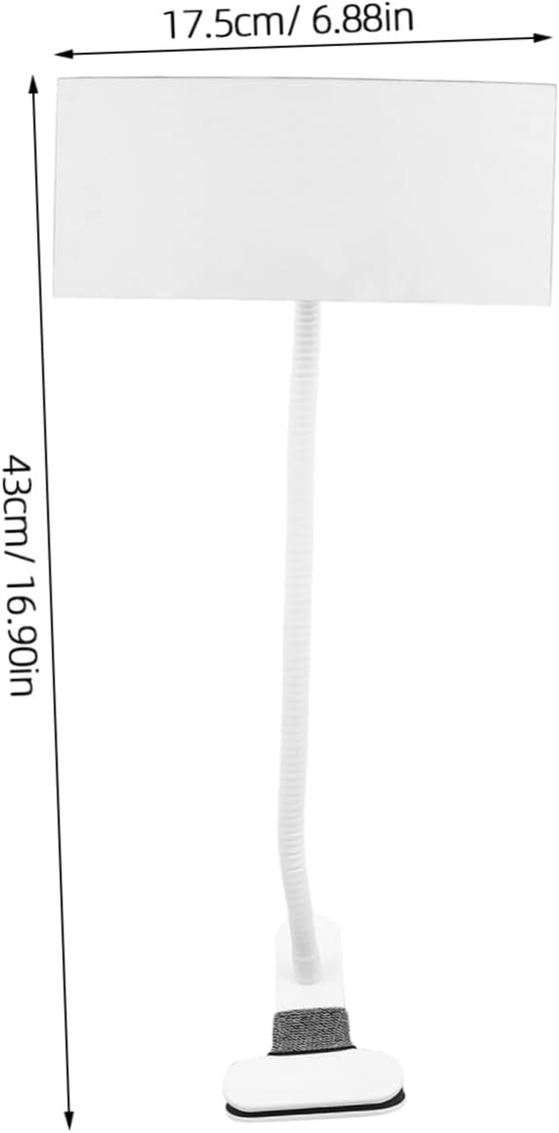 CAXUSD Desktop Cosmetic Mirror with Adjustable Clip Peeping Design for Privacy for Dressing Rooms and Shared Workspaces Flexible Angles for Comfortable Makeup Application image number 2