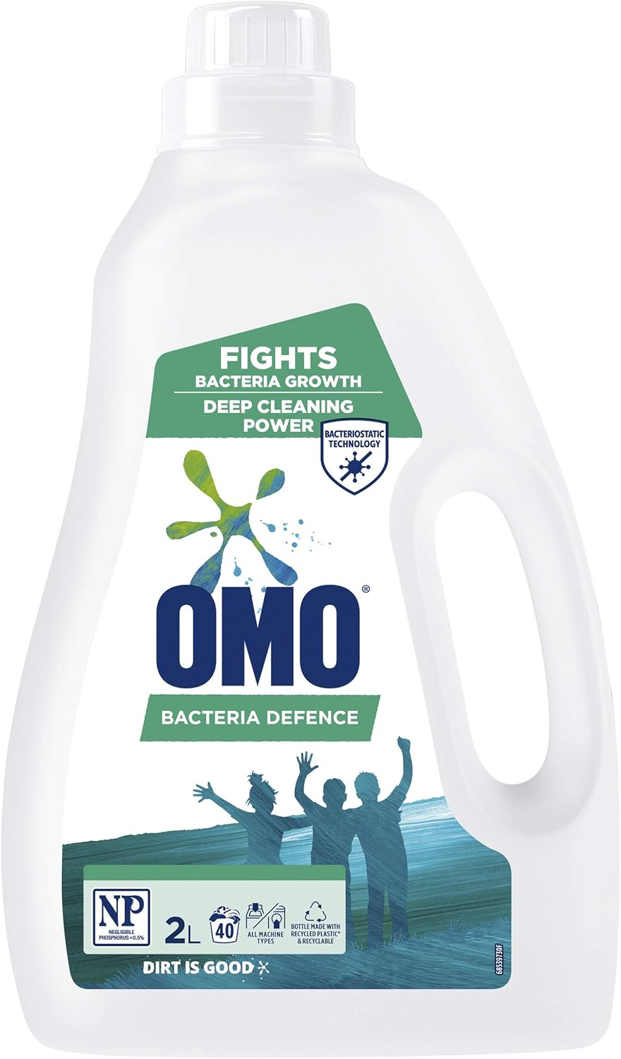 Omo Laundry Liquid Bacteria Defence, Fights Bacteria Growth, 2L