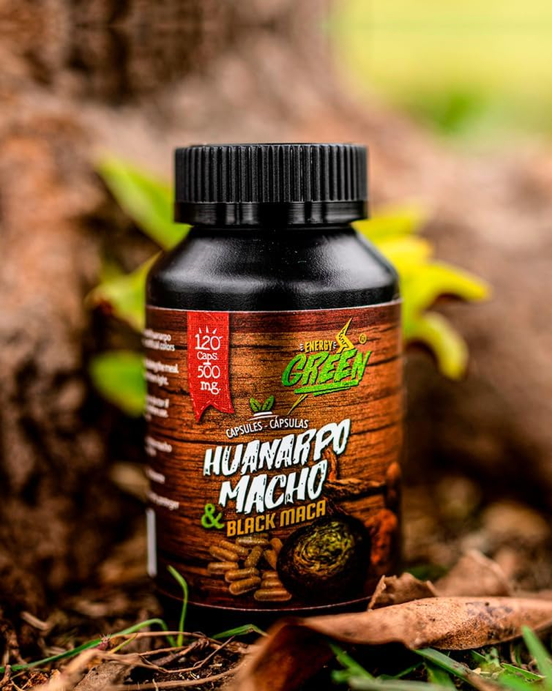 Black Maca & Huanarpo Macho L Male Supplement L Natural Energizer L Premium & Vegan L Non-Gmo L Amazon Andes image number 2