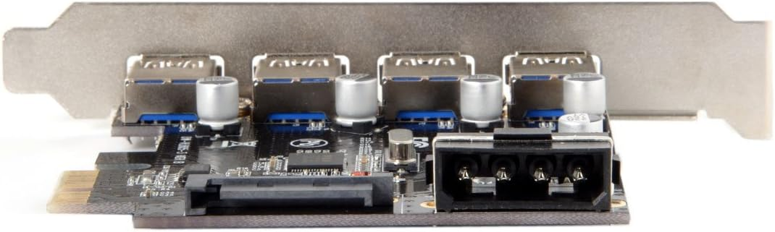 Chenyang 4 Ports PCI-E to USB 3.0 HUB PCI Express Expansion Card Adapter 5Gbps for Motherboard