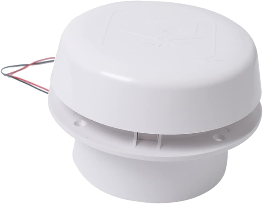 VALICLUD 12V RV Roof Air Vent Fan RV Roof Vent Mute RV Roof Vent Fan White for RV Yacht image number 2