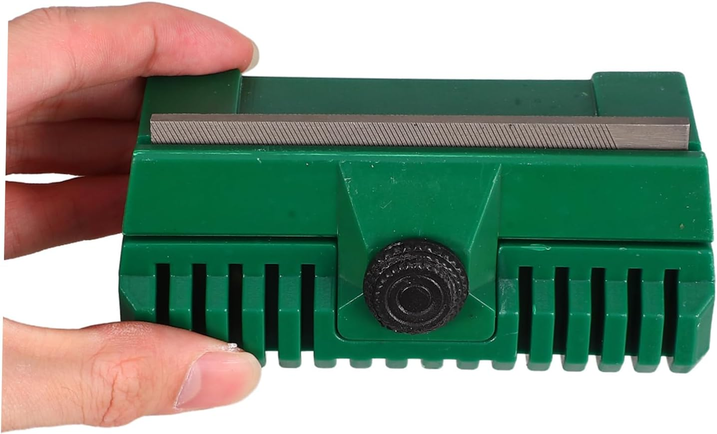 Kisangel Chainsaw Bar Rail Repair Tool 2Pcs Plastic Guide Bar Dressing Tool for Chainsaw Chain Maintenance and Efficient Outdoor Power Accessories image number 2