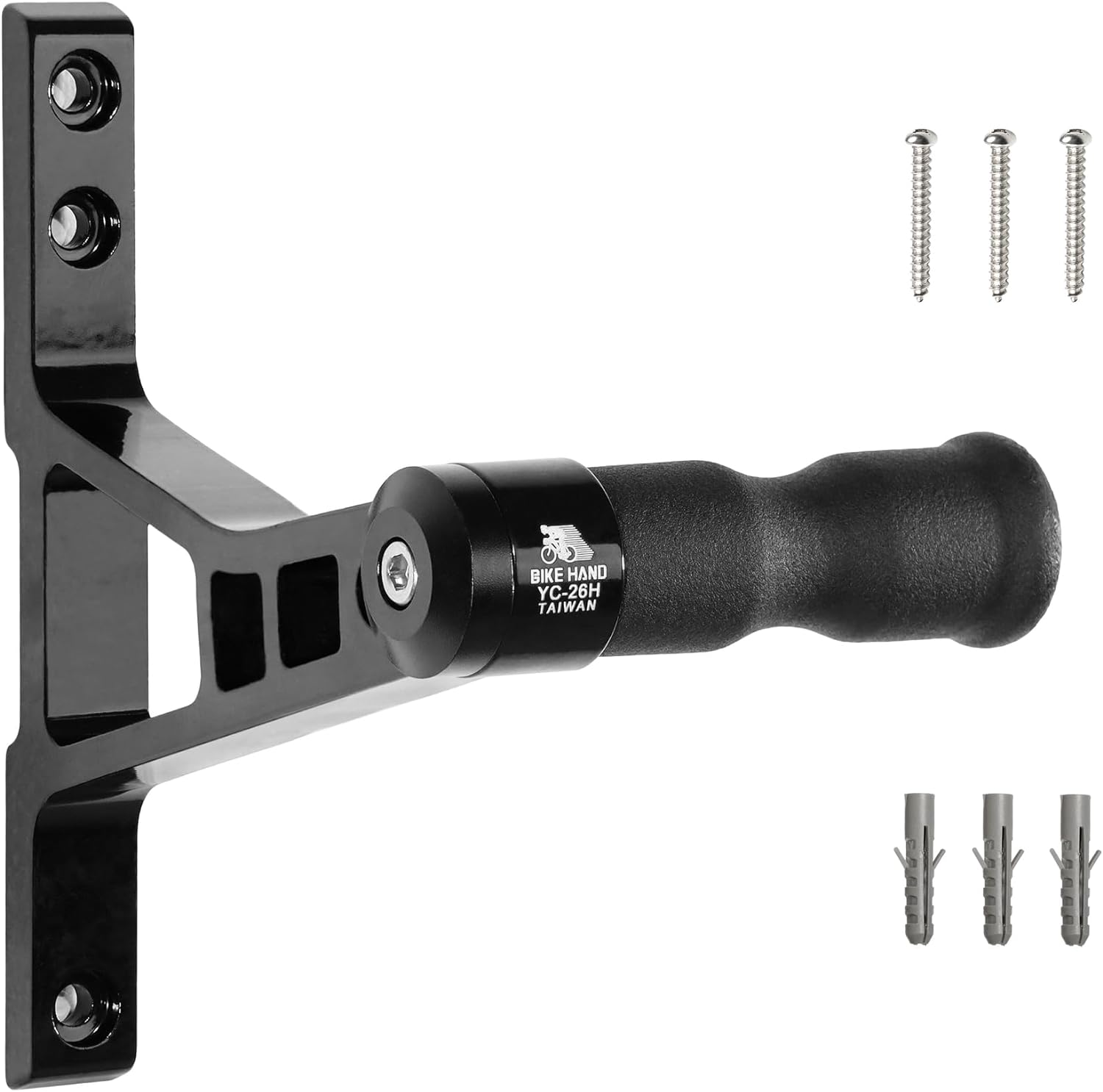 BIKEHAND Bike Bicycle Wall Mount Hanger - Heavy Duty Wall Mount Holder for Garage Shed - Vertical Rack Indoor Storage image number 4