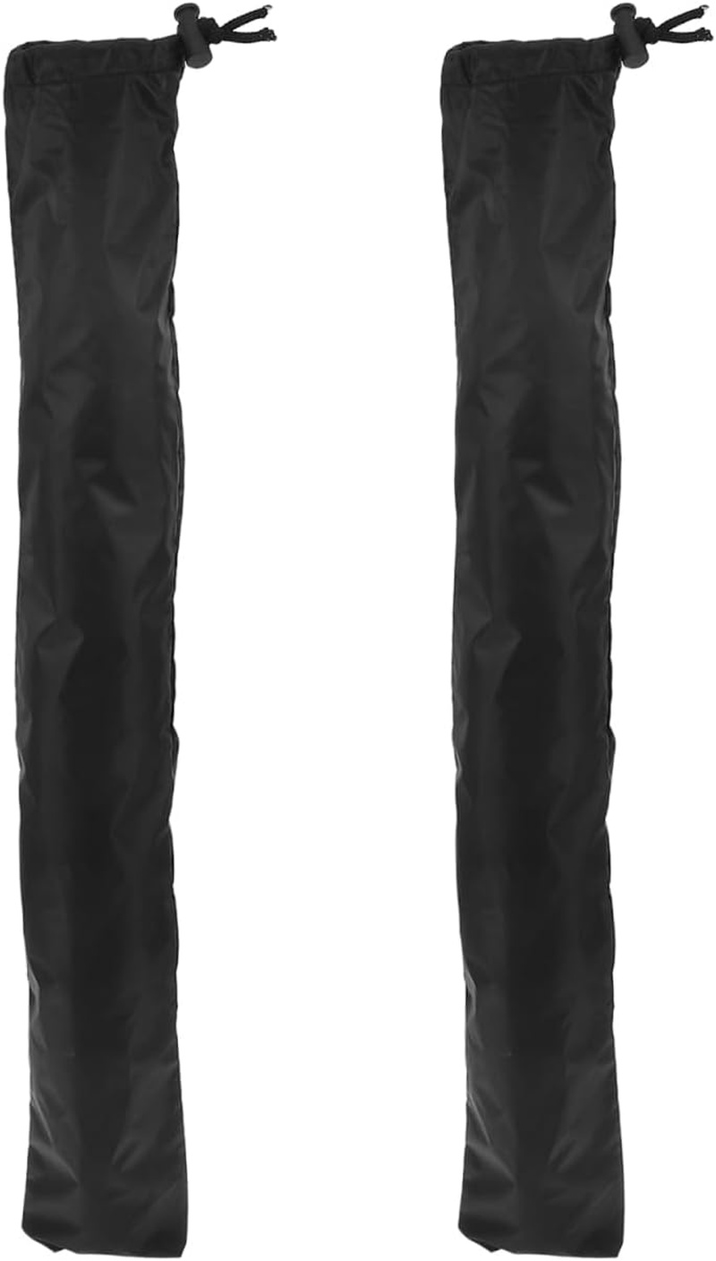 ULTECHNOVO 1 Pair Car Wiper Covers, Rain and Snow Protection, Bird Droppings, Windshield Wiper Protector Fortrucks Cars Suvs, Also Be Used as Umbrella, Hiking Pole Storage Cover (Black) image number 2