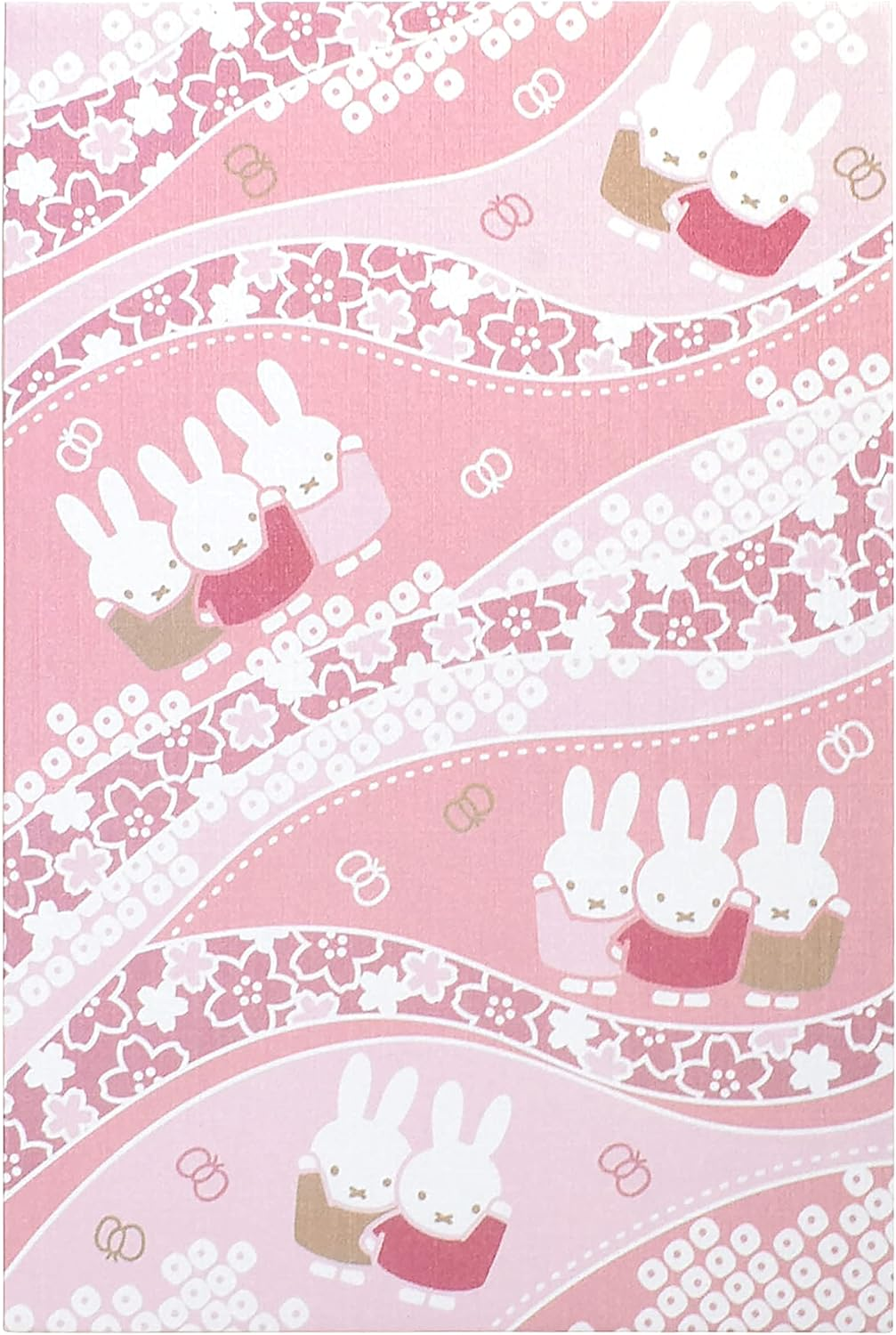 Miffy ST-TMF0043 Goshuin Book Running Water Pique Cherry Blossom image number 4