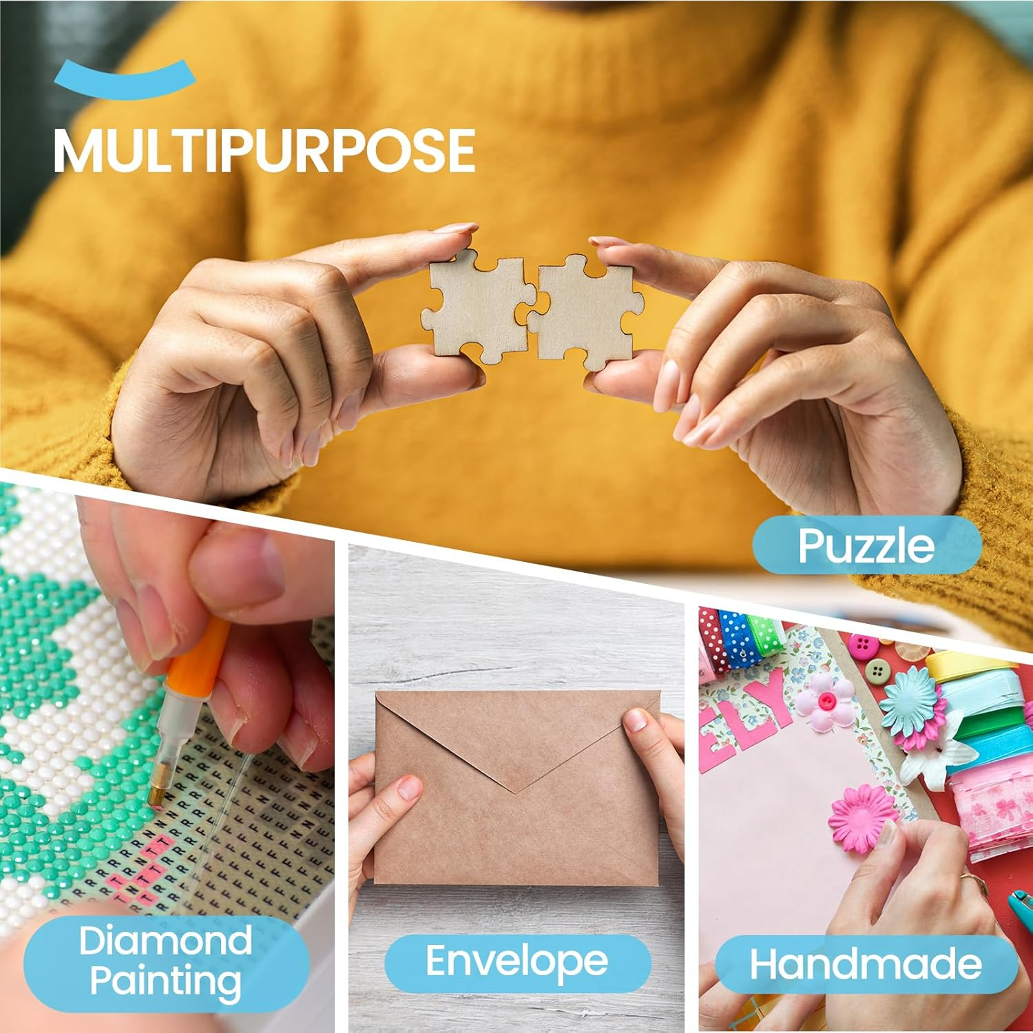 ARTDOT 16 Oz/480 Ml Diamond Painting Sealer Kits for Adults, Large Capacity Glue as Diamond Art Accessories and Jigsaw Puzzles Tools