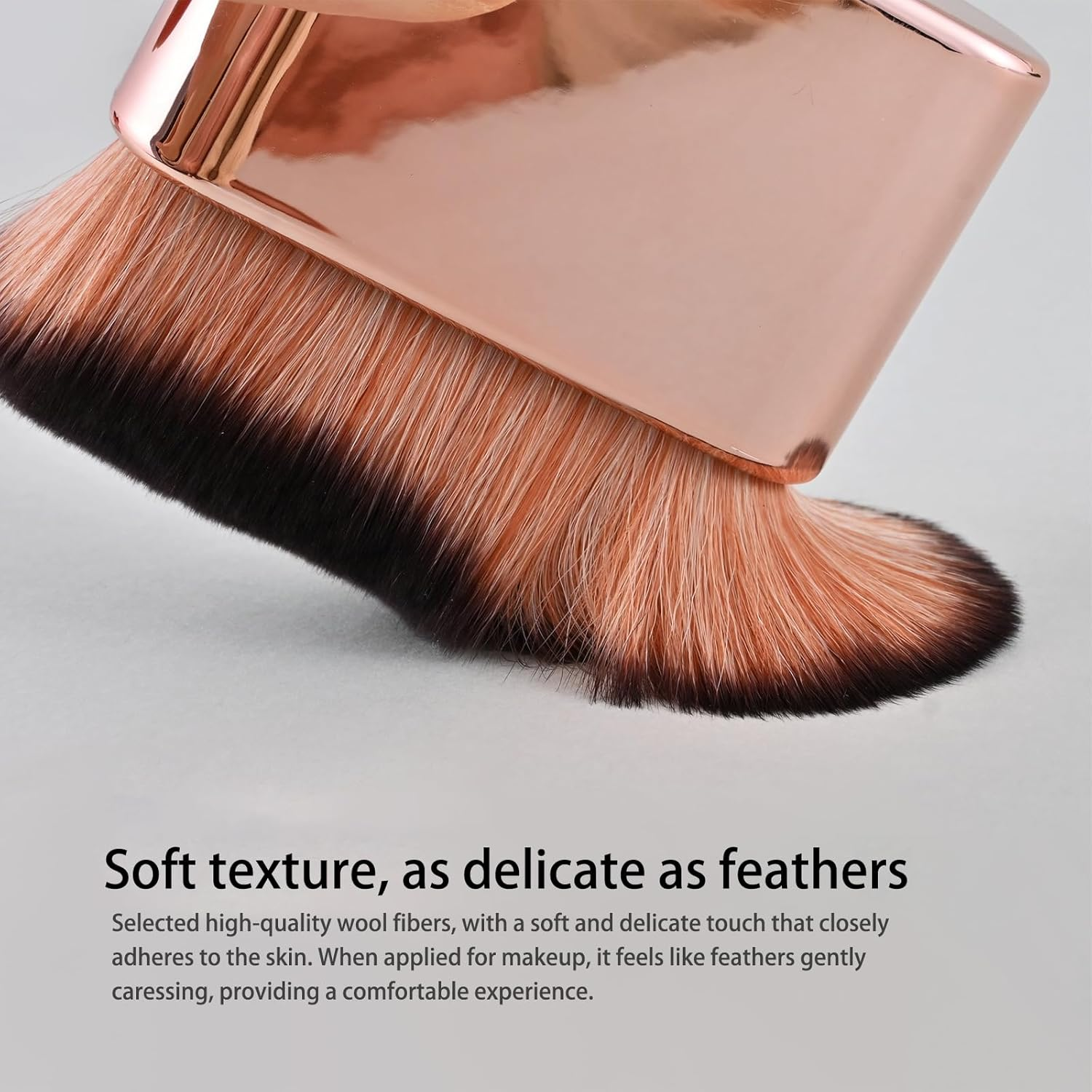 Self Tan Brush and Foundation Brush, Professional Self Tanning Brush Applicator for Face and Body, Rose Gold Kabuki Body Brush for Fake Tan Sunscreen and Makeup Application image number 5