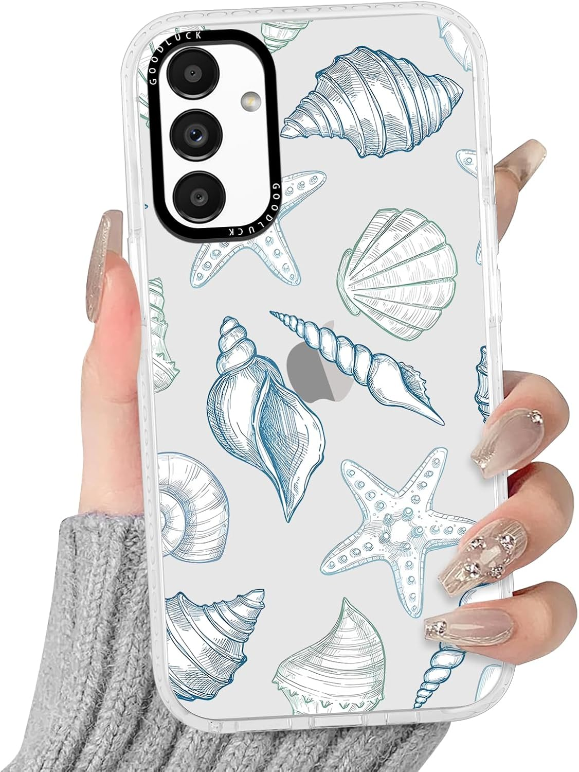 Yoedge Transparent Mobile Phone Case for Samsung Galaxy A53 5G Case, Aesthetic Hibiscus Flowers Summer Pattern Shell Design Girls Gift Protective Case, Silicone Case Cover for Samsung A53 6.5 Inches
