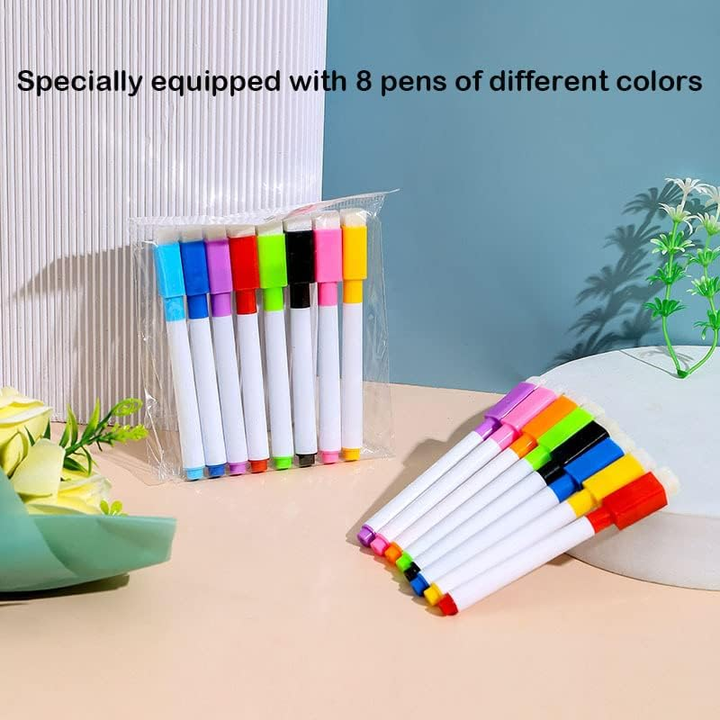 Mini Magnetic Whiteboard, 21 X 30 Cm Small Whiteboard, A4 Desktop Dry Erase Board, Portable Double-Sided Dry Erase Board for Office,School & Home image number 5