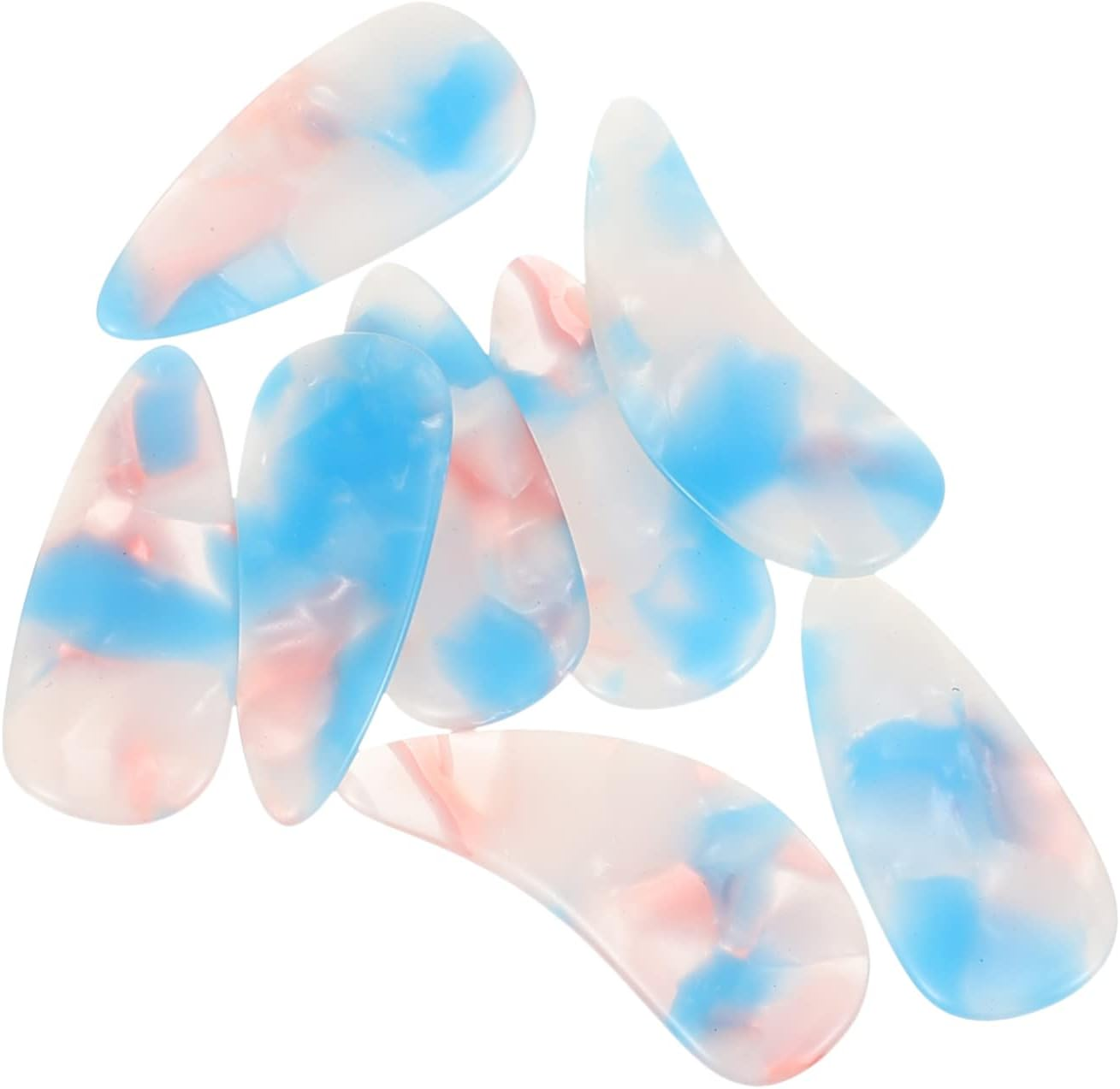 8Pcs Guzheng Nails Picks Fake Finger Sleeves for Guzheng String Instrument Accessories