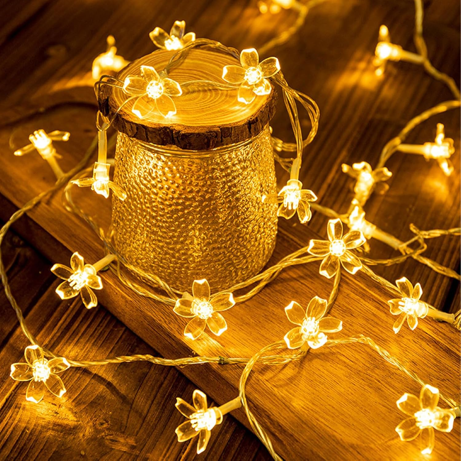 ENLACE LED Cherry Blossom Fairy Lights USB Powered 3 Meters 20 Warm White Leds Indoor Lighting image number 5