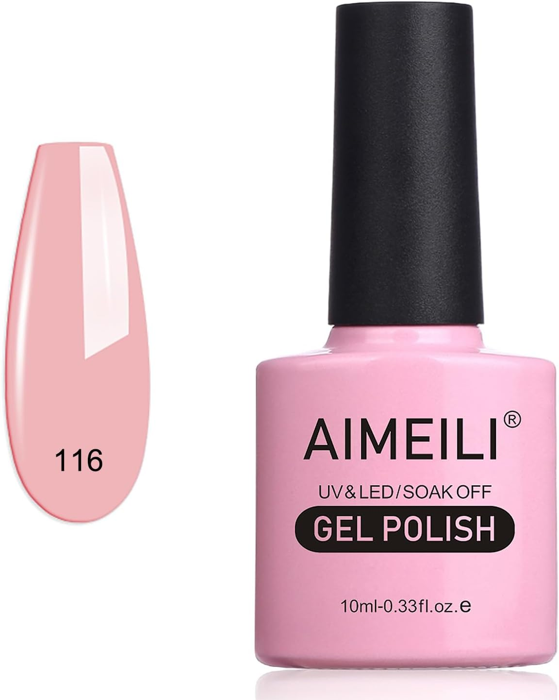 AIMEILI Soak off UV LED Gel Nail Polish - Burgundy Plum Dark Purple (028) 10Ml