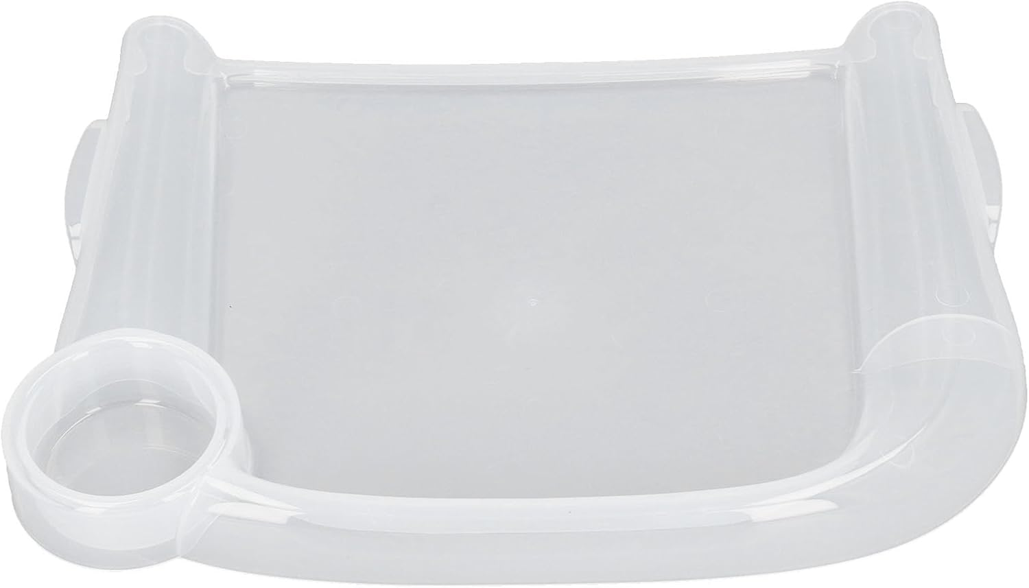 Baby Dining Tray, Portable Baby Feeding Tray for Clip on Fast Table Chair Ideal for Baby Toddler for Meal Restaurant, Clear Plastic Baby Dining Tray Accessory for Toddlers, image number 1