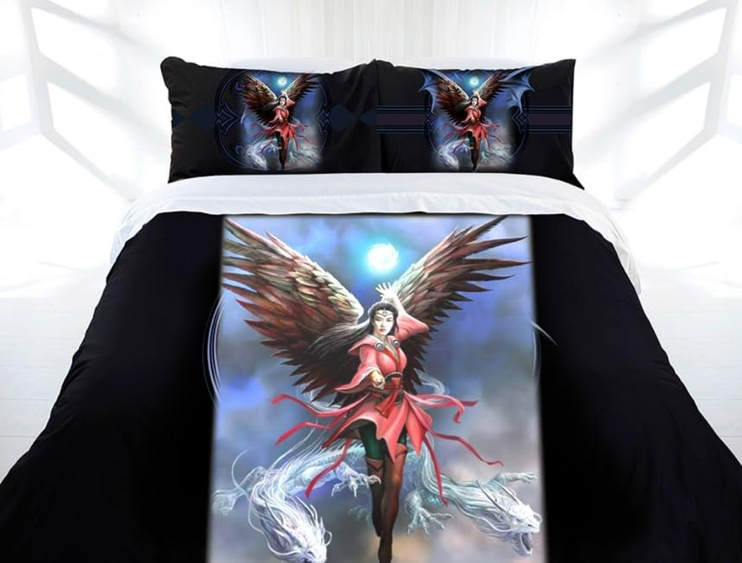 Anne Stokes Quilt Cover Set - Elemental Magic Air (Single) image number 2