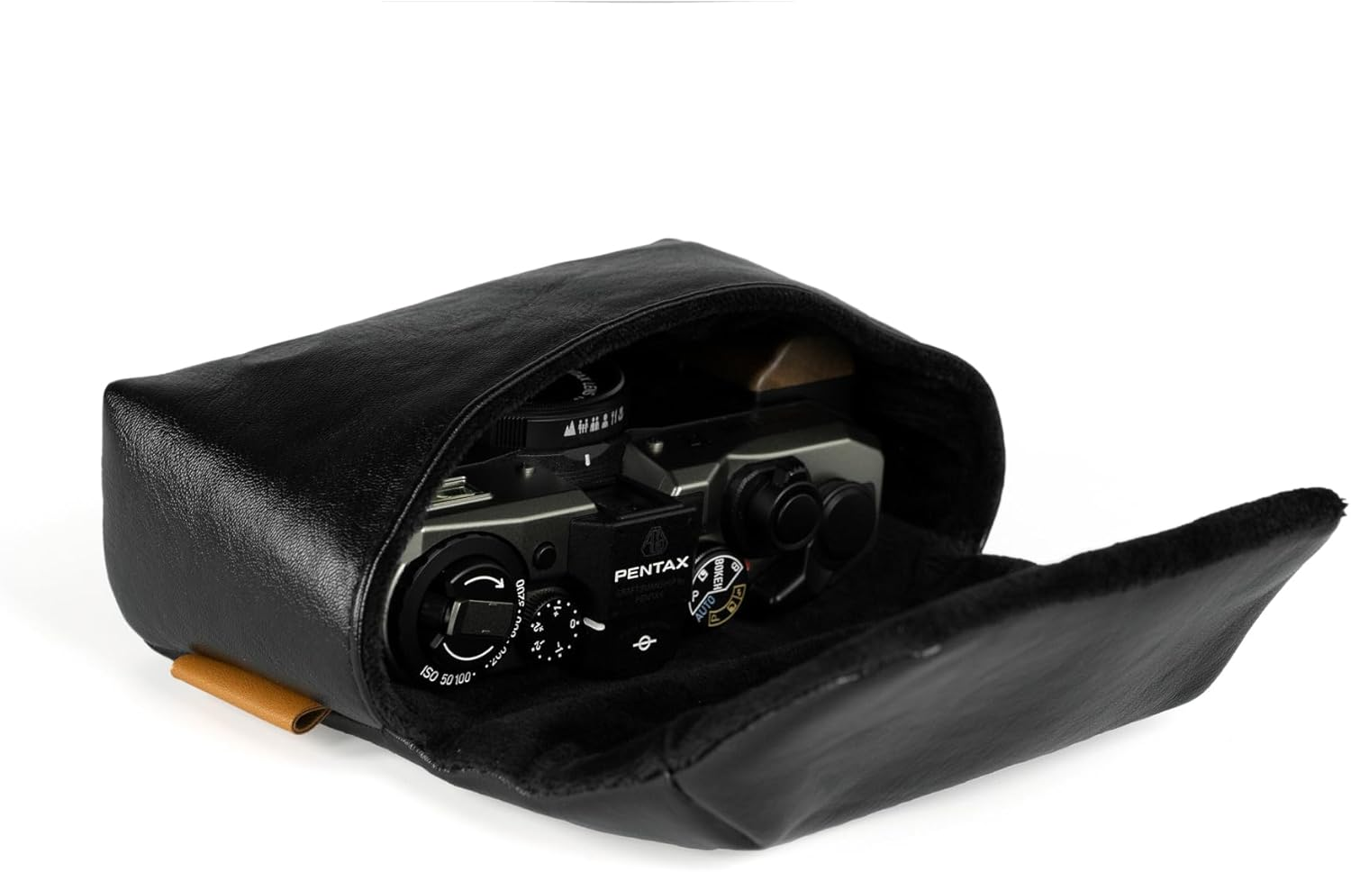 Premium PU Leather Camera Case Camera Bag, Soft Interior, for PENTAX 17 image number 1